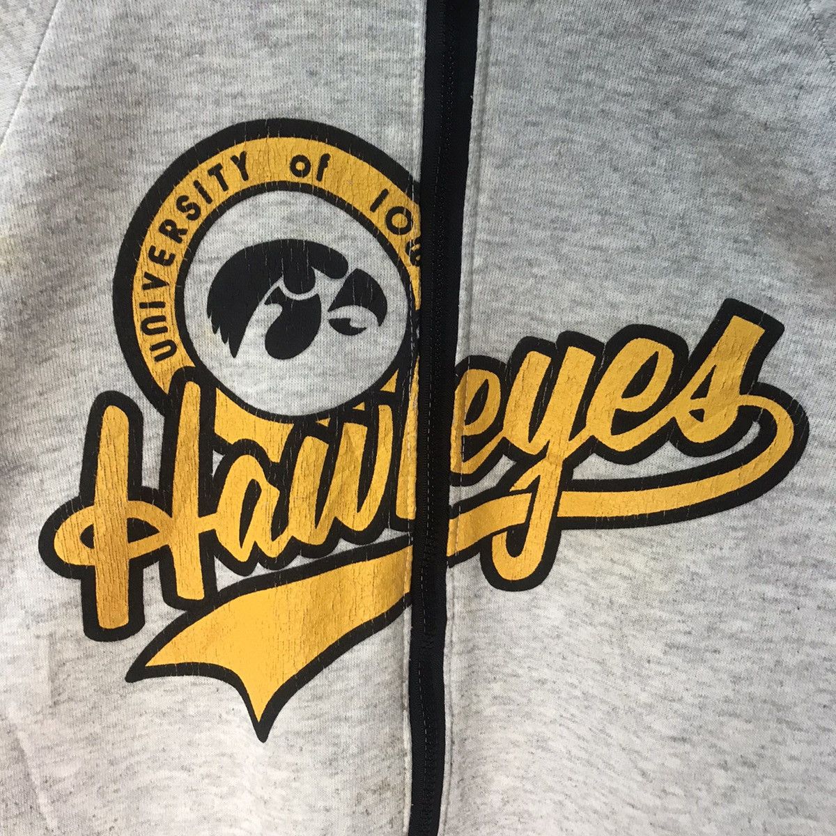 Vintage university of iowa hawkeyes by castaway zip up