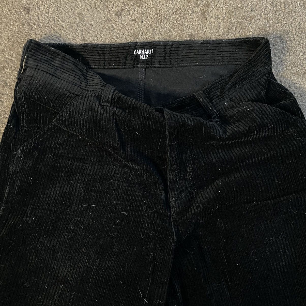 Carhartt Wip Carhartt WIP Black Corduroy Pants Size US 30 / EU 46 - 3 Thumbnail
