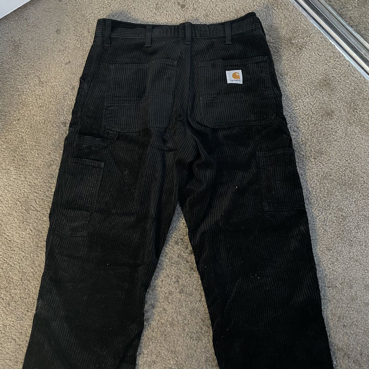 Carhartt Wip Carhartt WIP Black Corduroy Pants Size US 30 / EU 46 - 2 Thumbnail