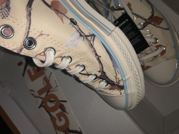 Asymmetric Ghillie Sneaker - Khaki / Paint