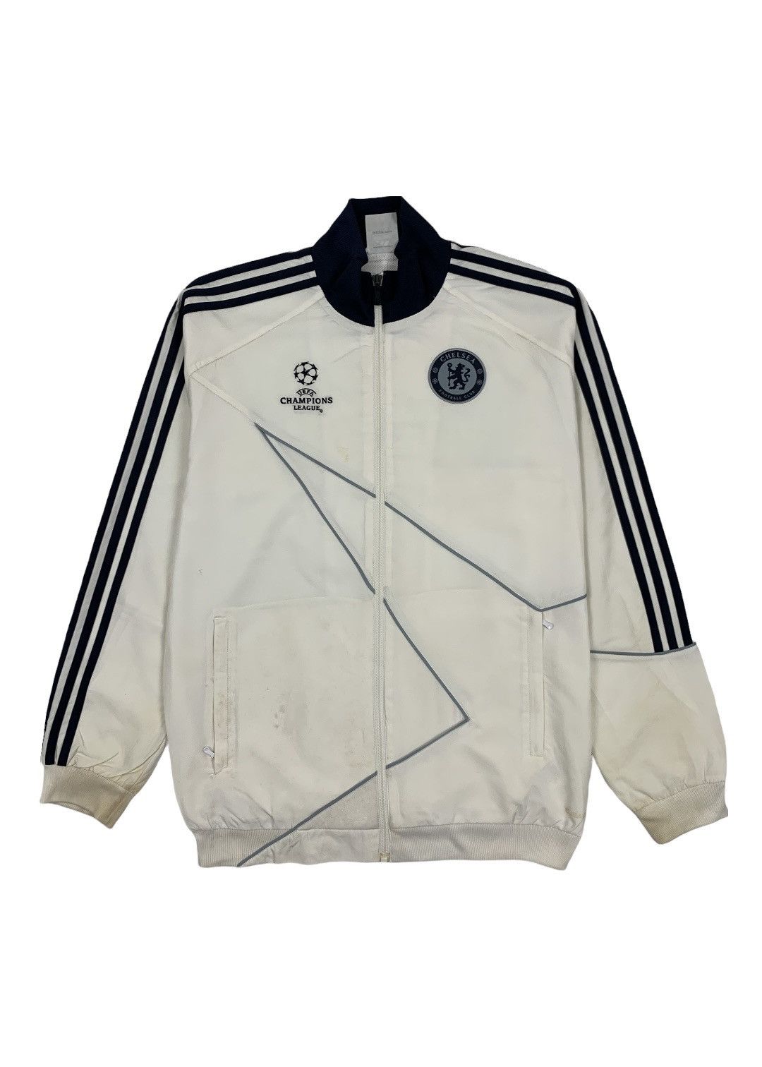 Adidas Vintage Chelsea Foot Club Champion League Adidas Jacket Size US L / EU 52-54 / 3 - 1 Thumbnail