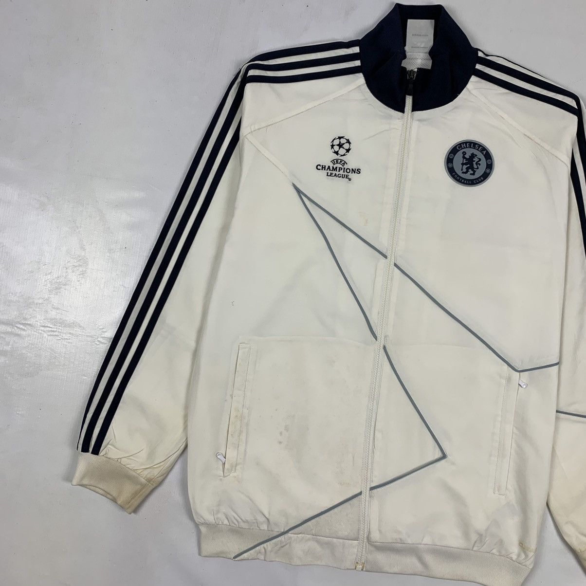 Adidas Vintage Chelsea Foot Club Champion League Adidas Jacket Size US L / EU 52-54 / 3 - 2 Thumbnail