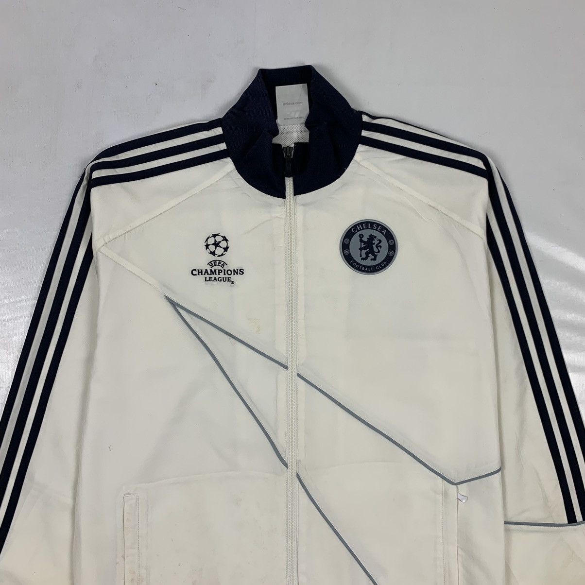 Adidas Vintage Chelsea Foot Club Champion League Adidas Jacket Size US L / EU 52-54 / 3 - 4 Thumbnail