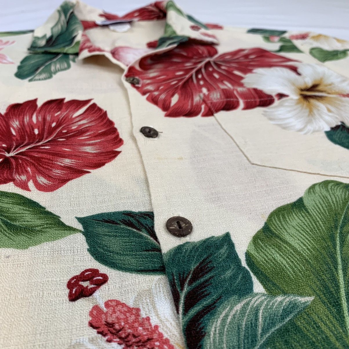 Vintage Vintage 70s Hawaiian Flora Button Up Summer Shirt Size US M / EU 48-50 / 2 - 5 Thumbnail