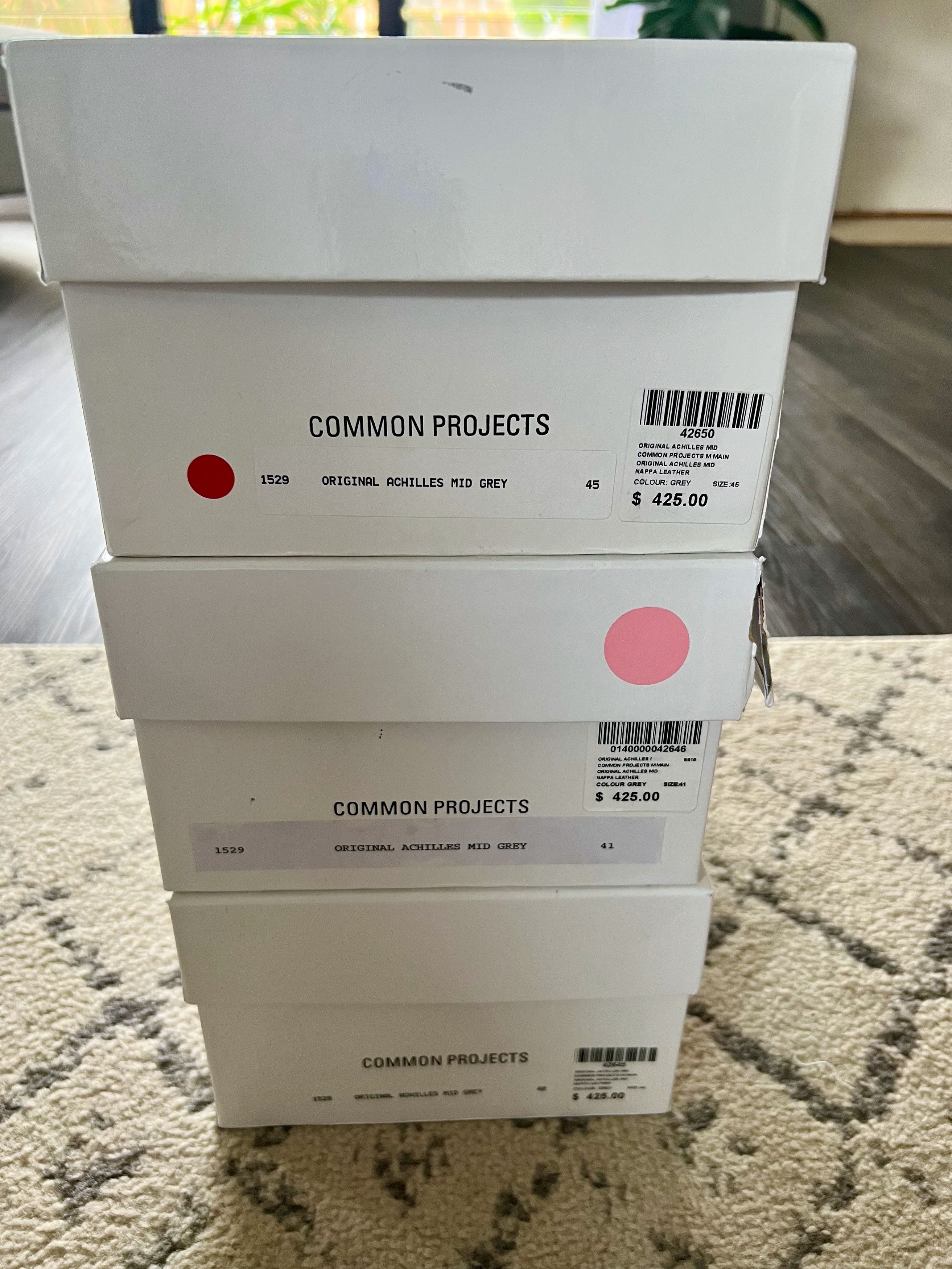 Common Projects Common Projects Original Achilles Mid Grey Size US 12 / EU 45 - 7 Thumbnail