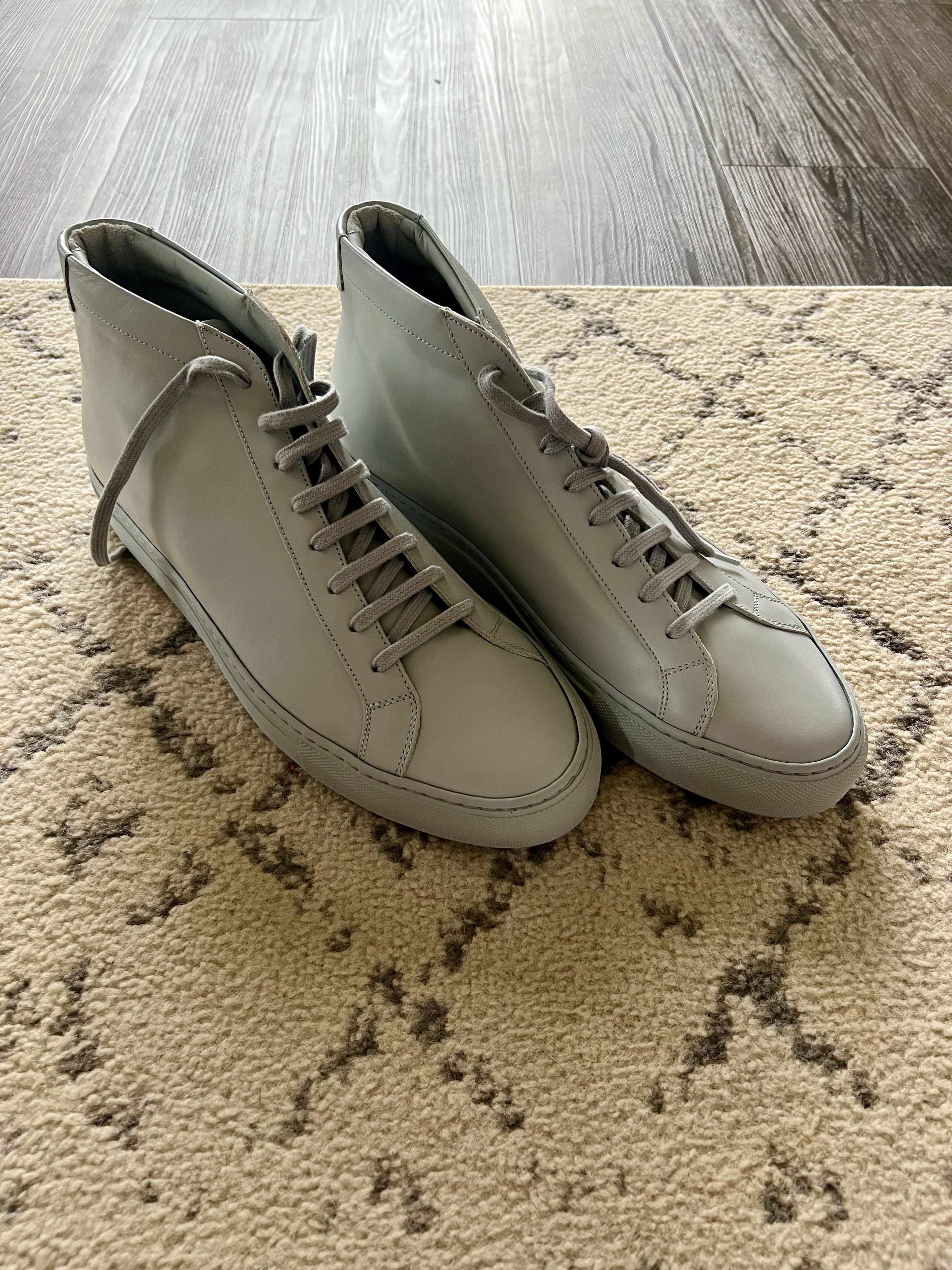 Common Projects Common Projects Original Achilles Mid Grey Grailed
