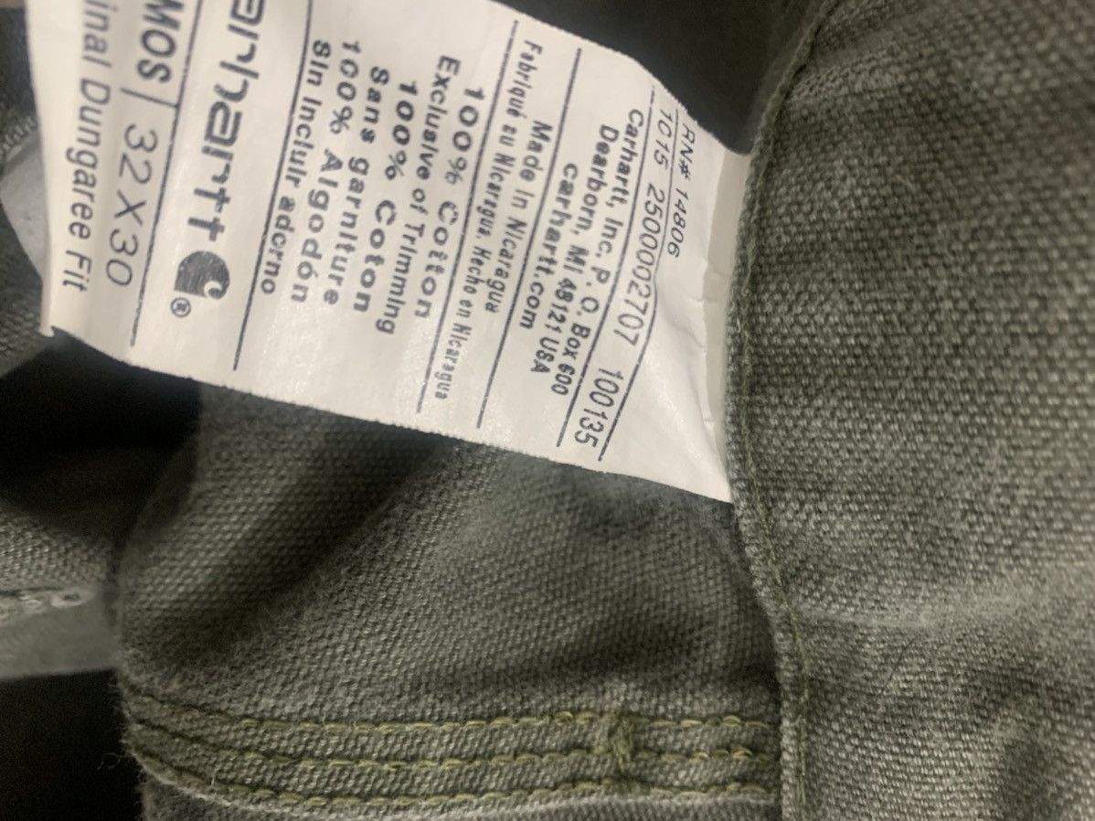 Carhartt Vintage Carhartt Olive Carpenter Pants Size US 32 / EU 48 - 3 Thumbnail