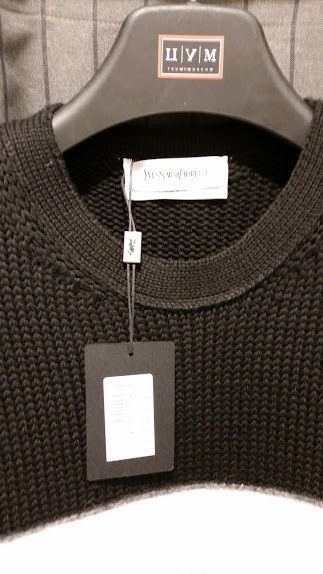 Saint Laurent Paris AW12 razor blade sweater | Grailed