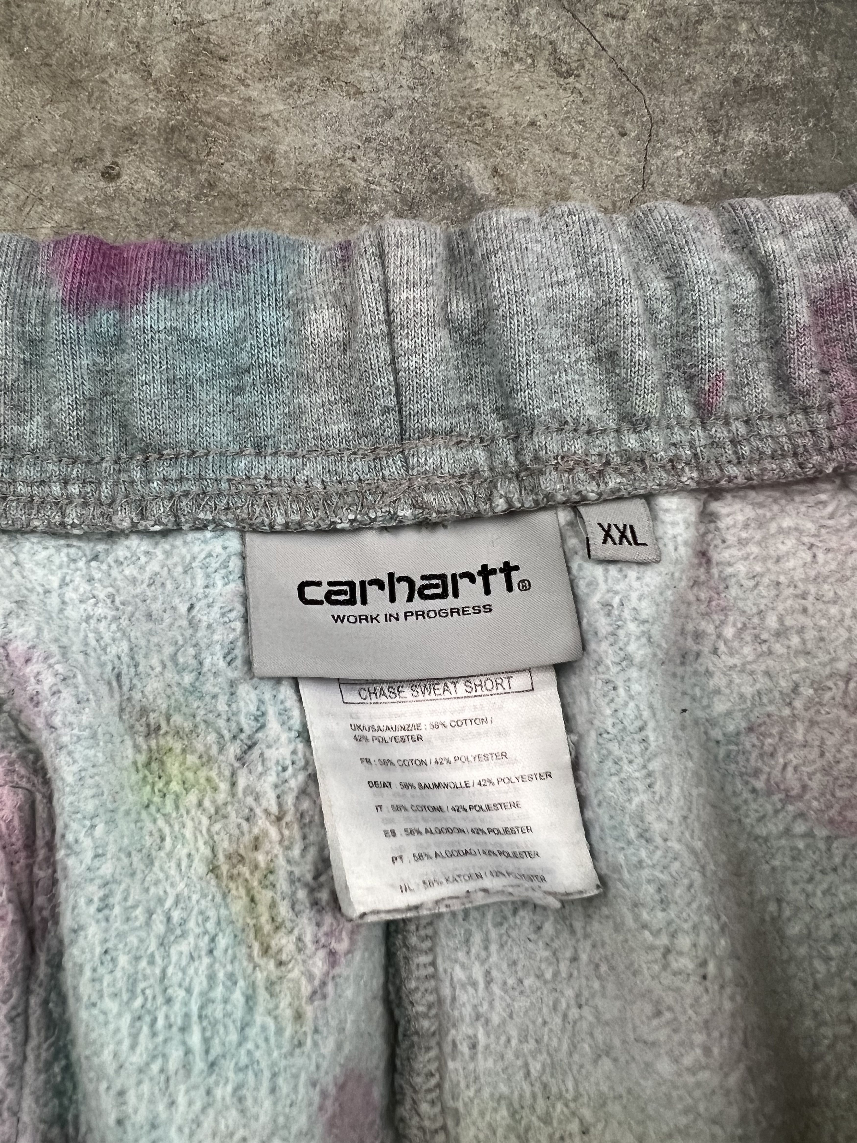 Carhartt Wip Carhartt Work In Progress Tie Dye Chase Sweat Shorts XXL Size US 38 / EU 54 - 7 Thumbnail