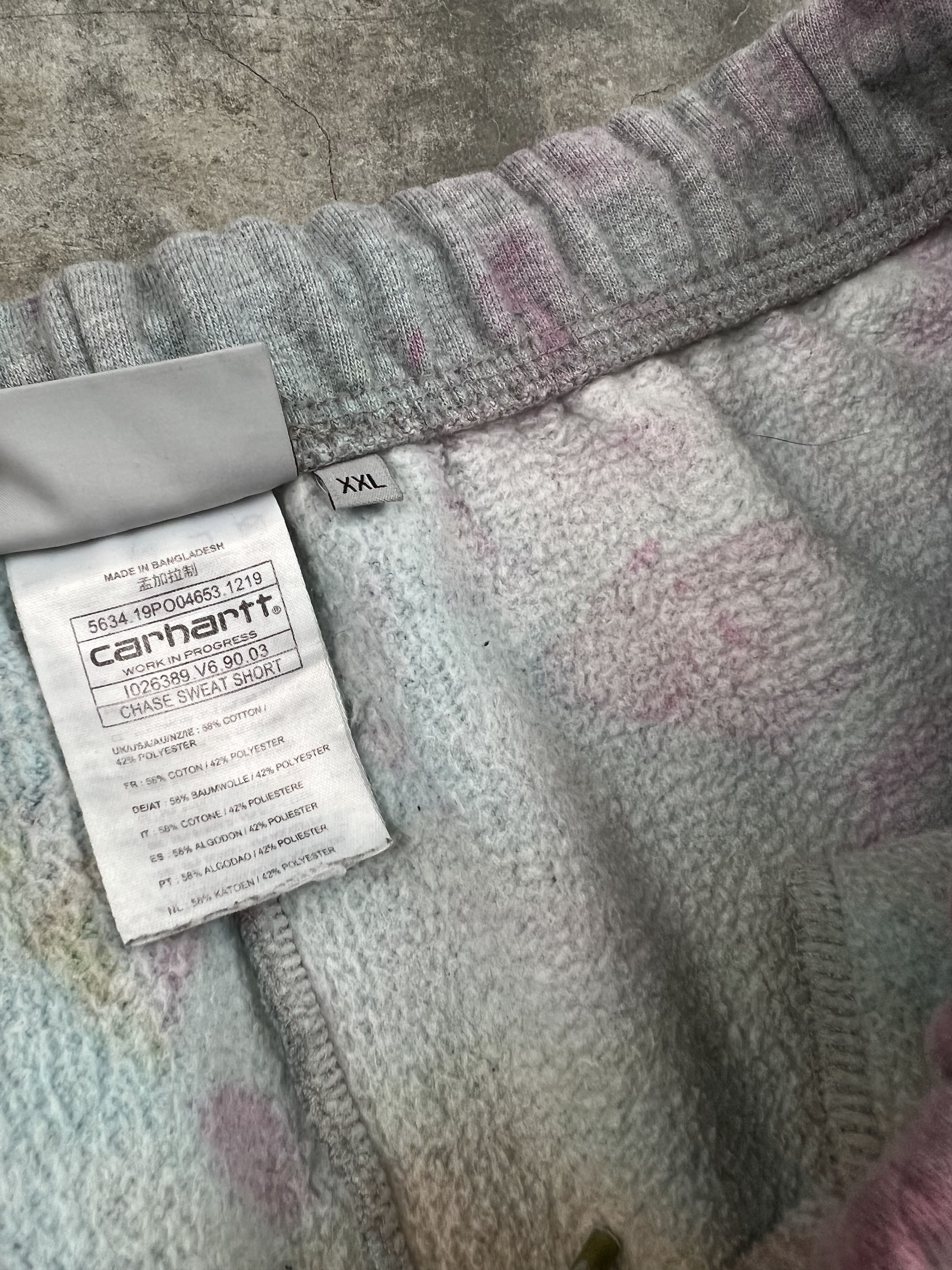 Carhartt Wip Carhartt Work In Progress Tie Dye Chase Sweat Shorts XXL Size US 38 / EU 54 - 8 Thumbnail