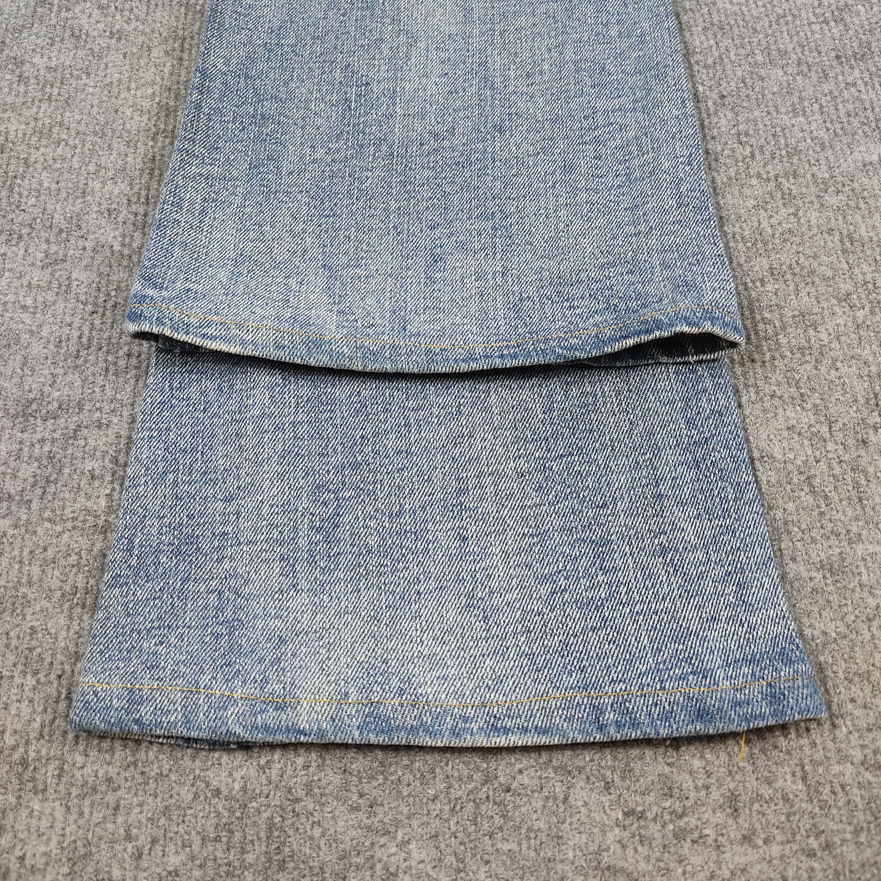 Japanese Brand Double Waist Vintage Wild Life Angel Wing Print Jeans Size US 33 - 7 Thumbnail