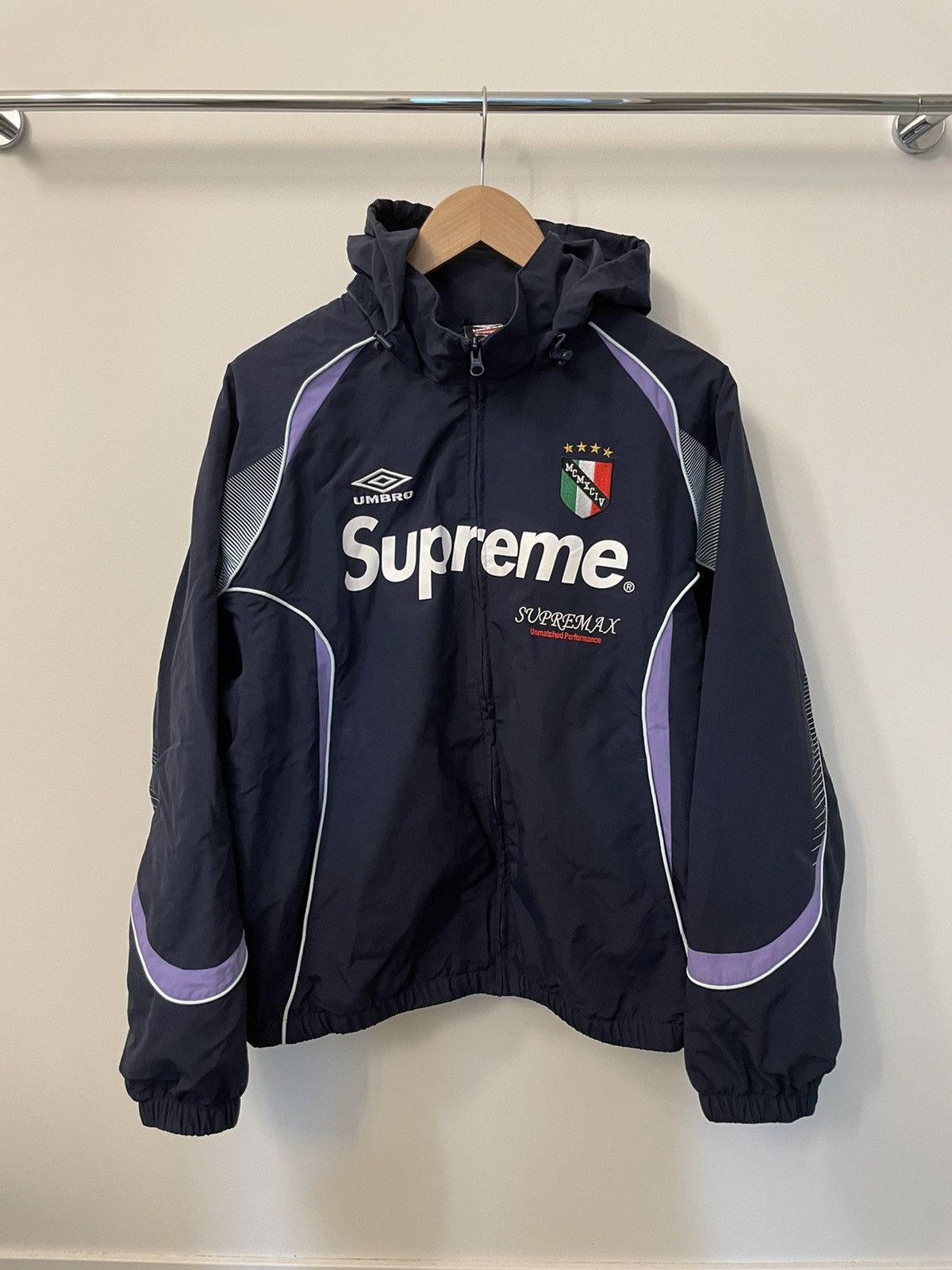 Supreme Umbro Navy Track Set (Jacket & Pants) SIZE M - No