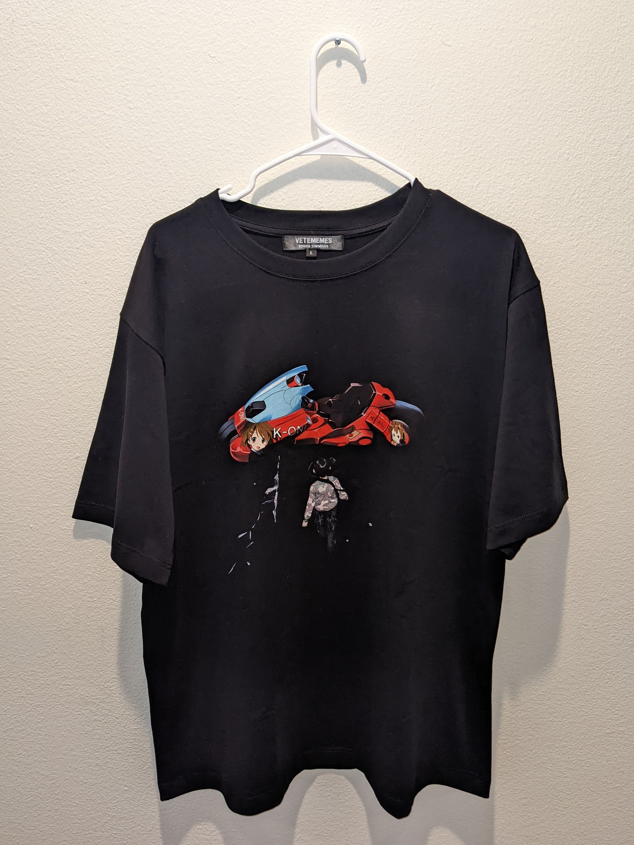 Rough Simmons × Vetememes Akira/K-ON! Vintage Bike Tee | Grailed