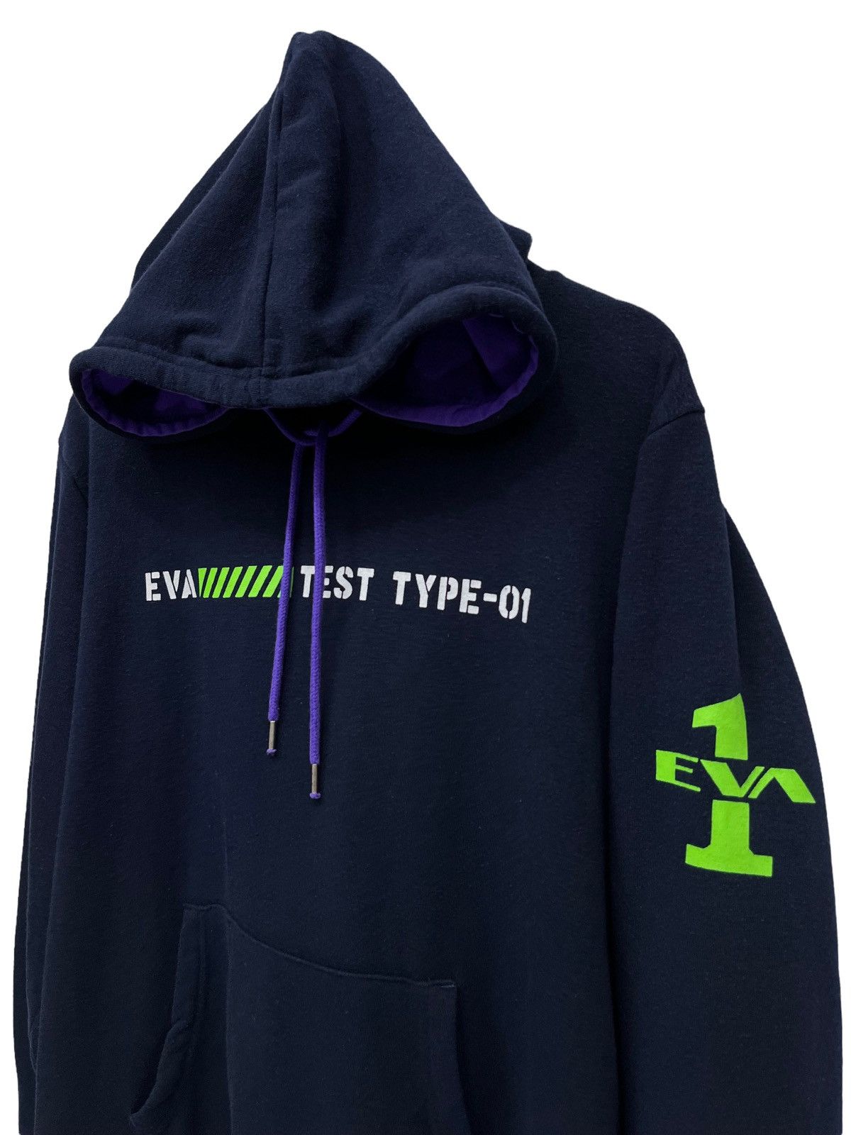 Anime 🔥VERY RARE🔥 EVANGELION EVA TEST TYPE-01 Sweater Hoodie Size US M / EU 48-50 / 2 - 4 Thumbnail