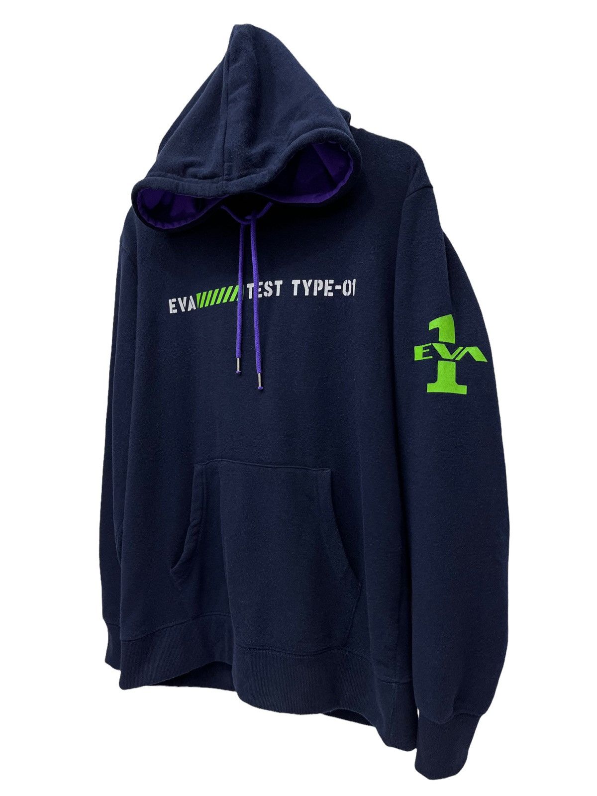 Anime 🔥VERY RARE🔥 EVANGELION EVA TEST TYPE-01 Sweater Hoodie Size US M / EU 48-50 / 2 - 5 Thumbnail