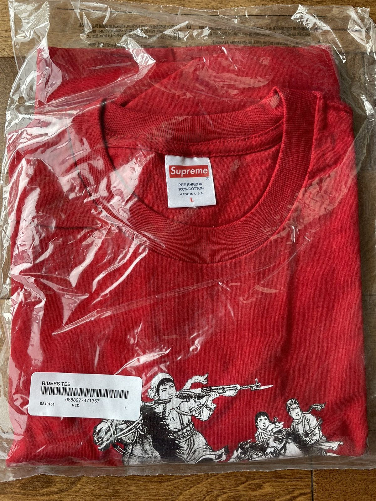 Supreme Supreme Riders Tee Red Large Grailed