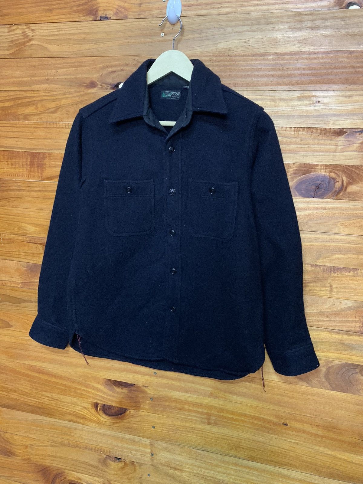 Sugar Cane Vintage Wool Workers Button Up Shirt Size US S / EU 44-46 / 1 - 3 Thumbnail