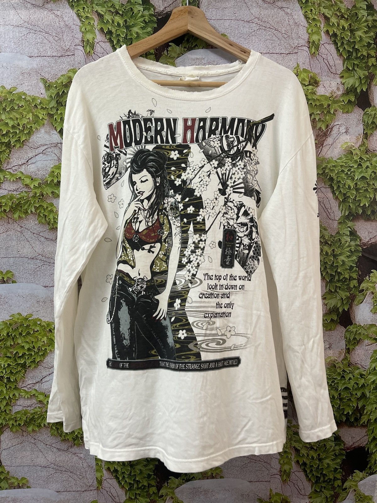 Japanese Brand VINTAGE MODERN HARMONY SUKAJAN TEE VERY RARE Size US XXL / EU 58 / 5 - 1 Thumbnail
