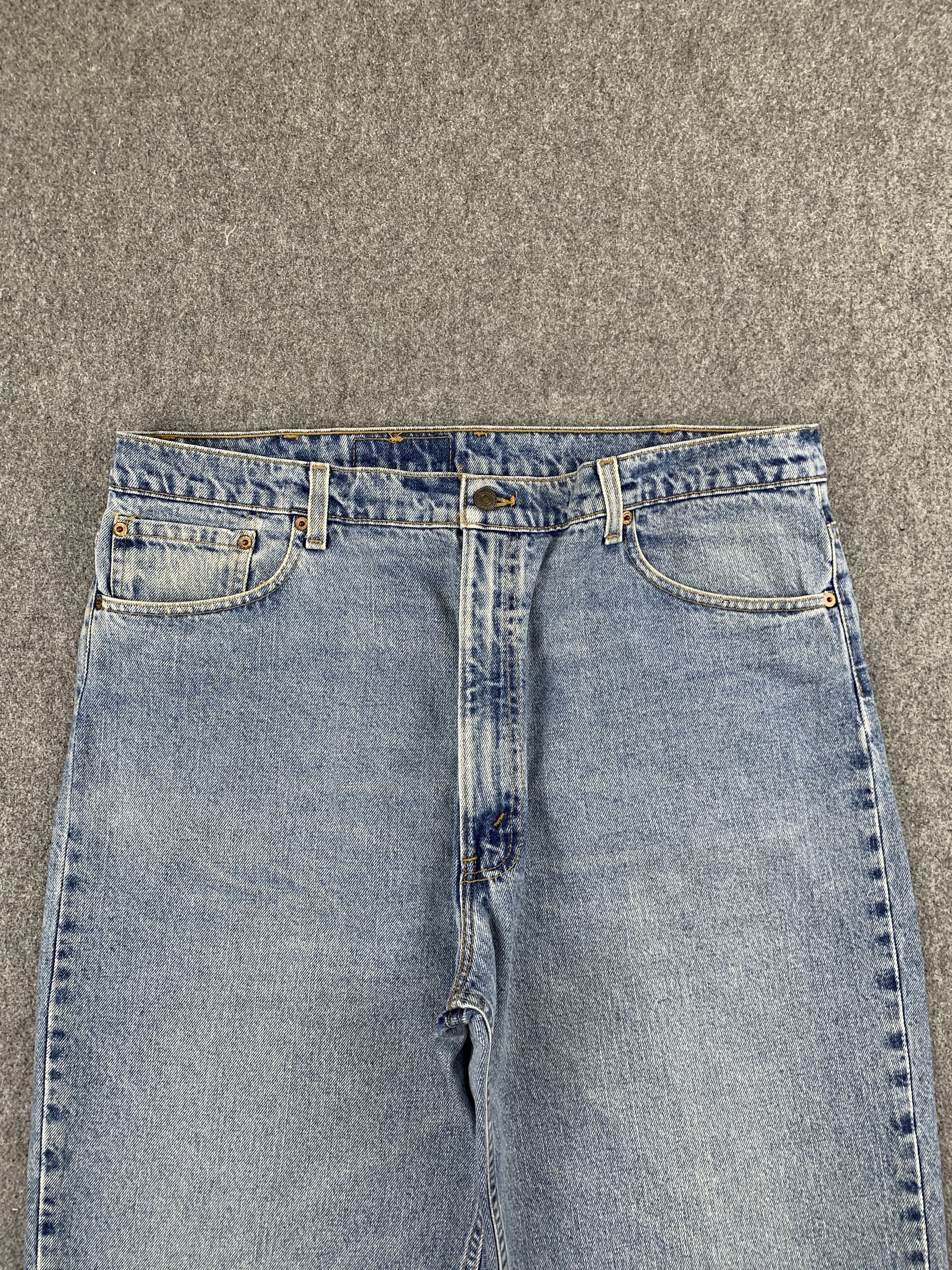 Levi's Vintage 90s Levis 550 Light Wash Jeans DP1873 Size US 40 / EU 56 - 2 Thumbnail