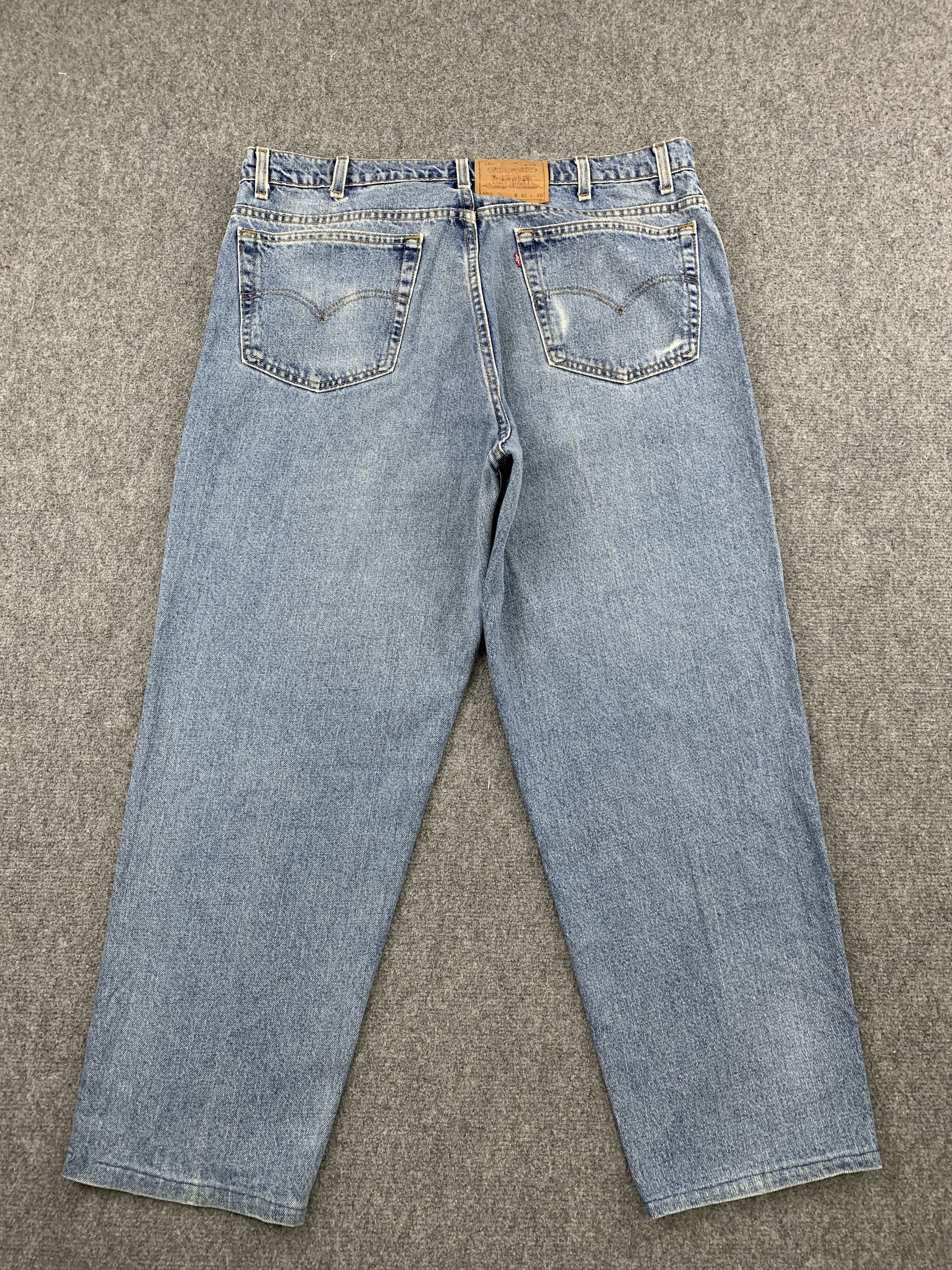 Levi's Vintage 90s Levis 550 Light Wash Jeans DP1873 Size US 40 / EU 56 - 3 Thumbnail