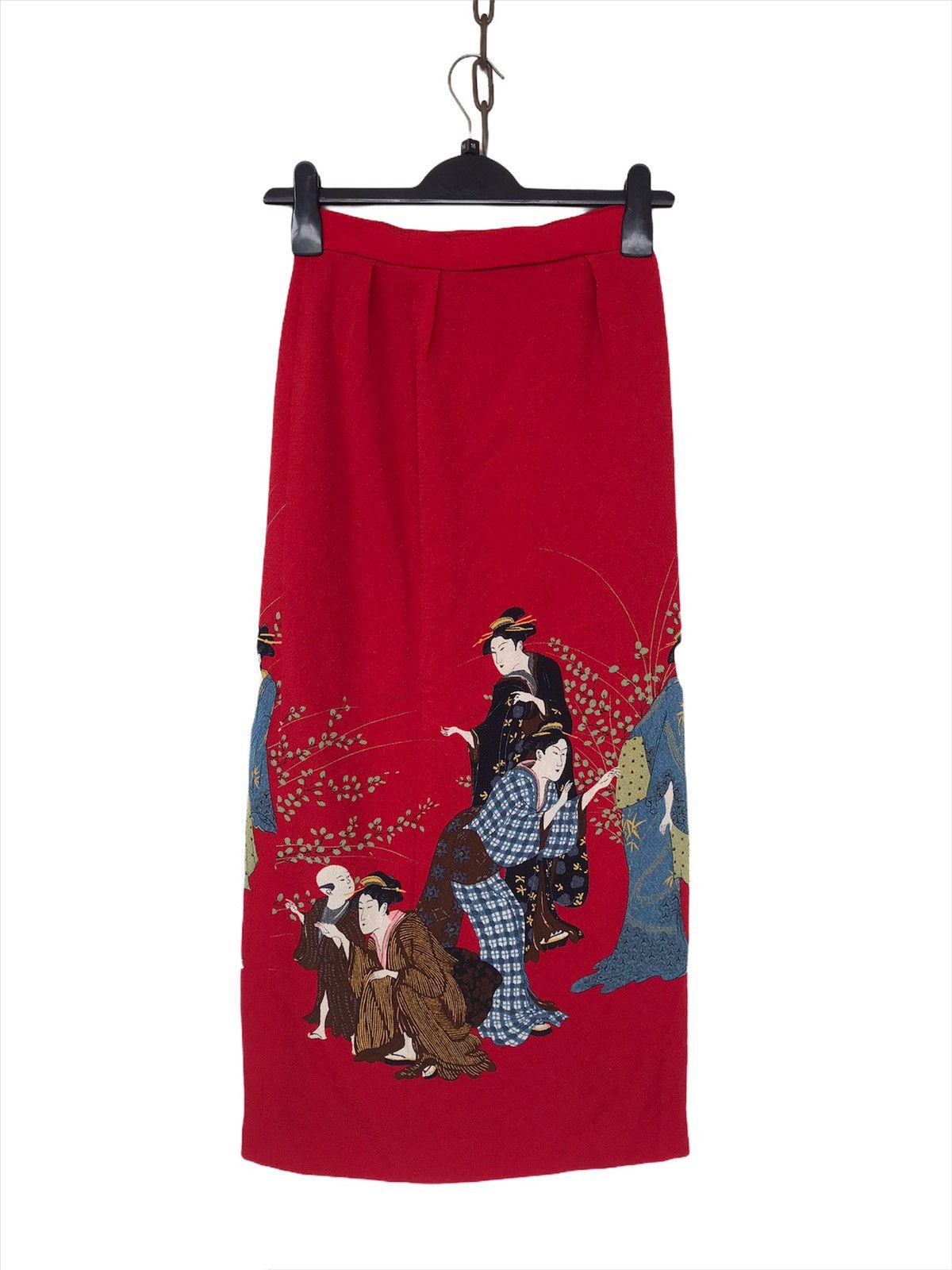 Vintage 💥Vintage Japanese Traditional Japan Giesha Skirt Size 24" / US 00 / IT 34 - 5 Thumbnail