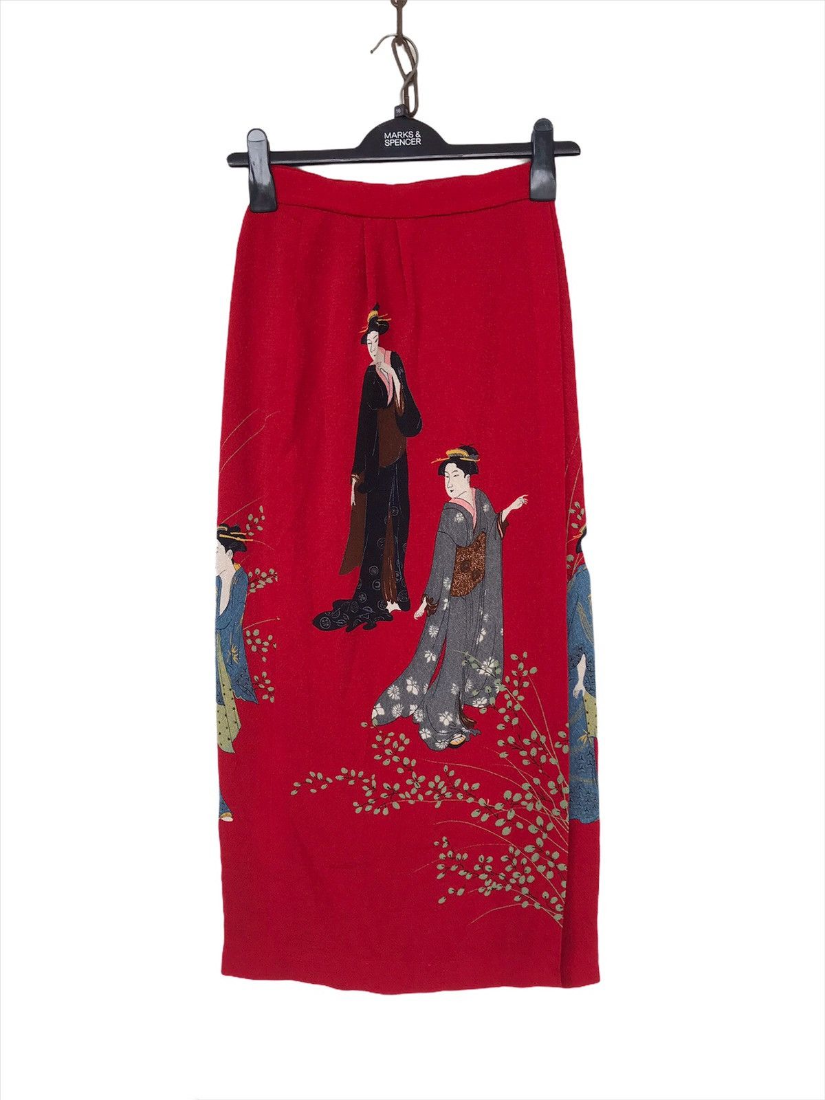 Vintage 💥Vintage Japanese Traditional Japan Giesha Skirt Size 24" / US 00 / IT 34 - 1 Thumbnail