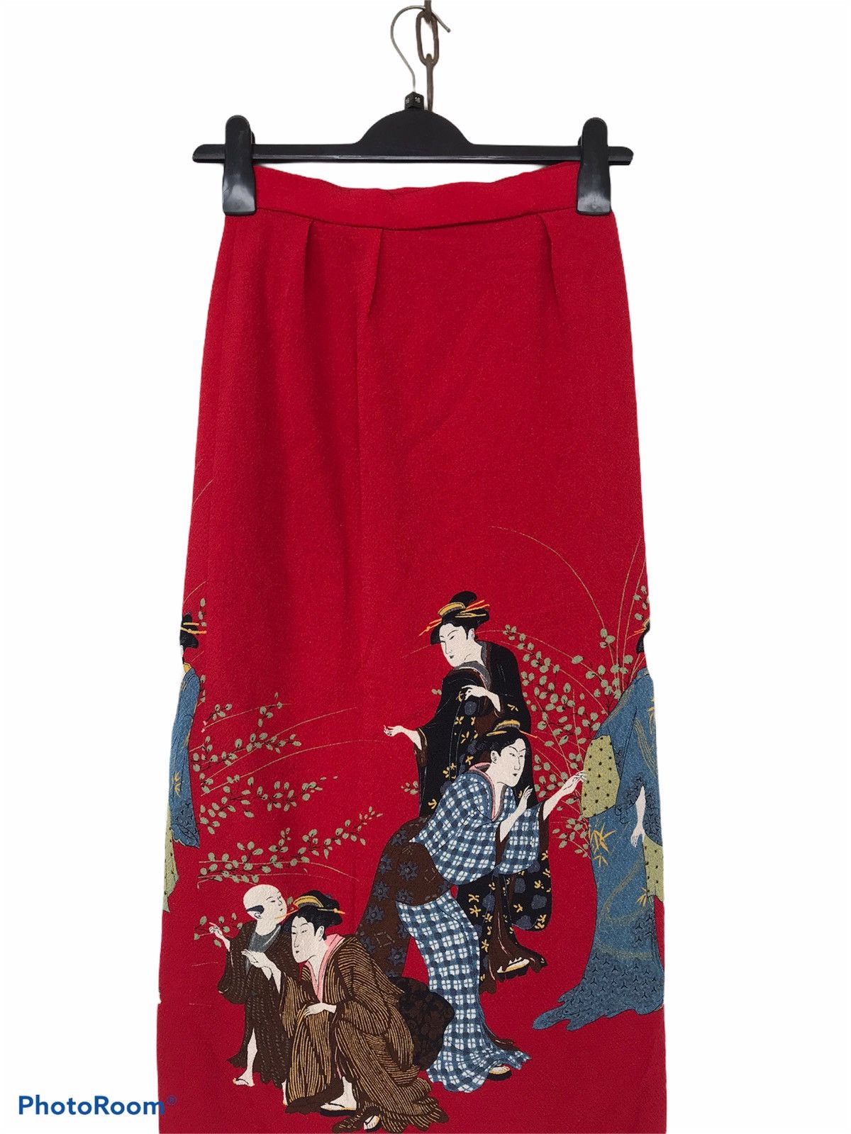 Vintage 💥Vintage Japanese Traditional Japan Giesha Skirt Size 24" / US 00 / IT 34 - 3 Thumbnail