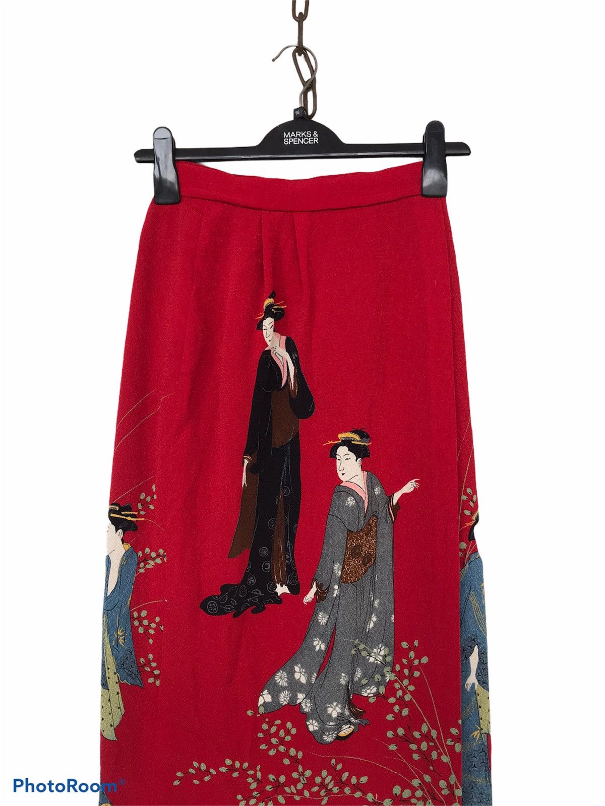 Vintage 💥Vintage Japanese Traditional Japan Giesha Skirt Size 24" / US 00 / IT 34 - 2 Thumbnail