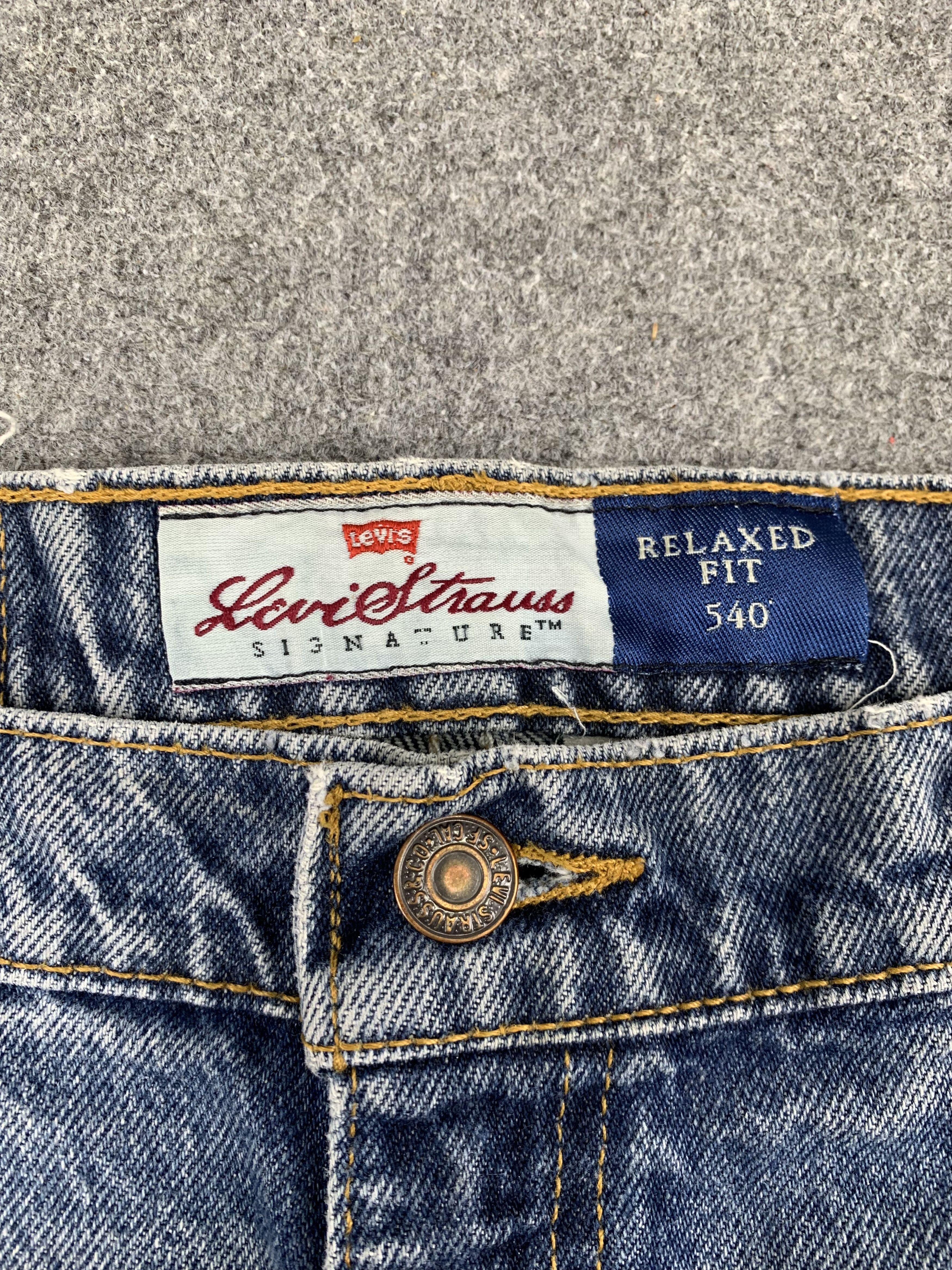 Levi's Vintage 90s Levis 540 Orange Tab Light Wash Jeans DP1877 Size US 38 / EU 54 - 8 Thumbnail