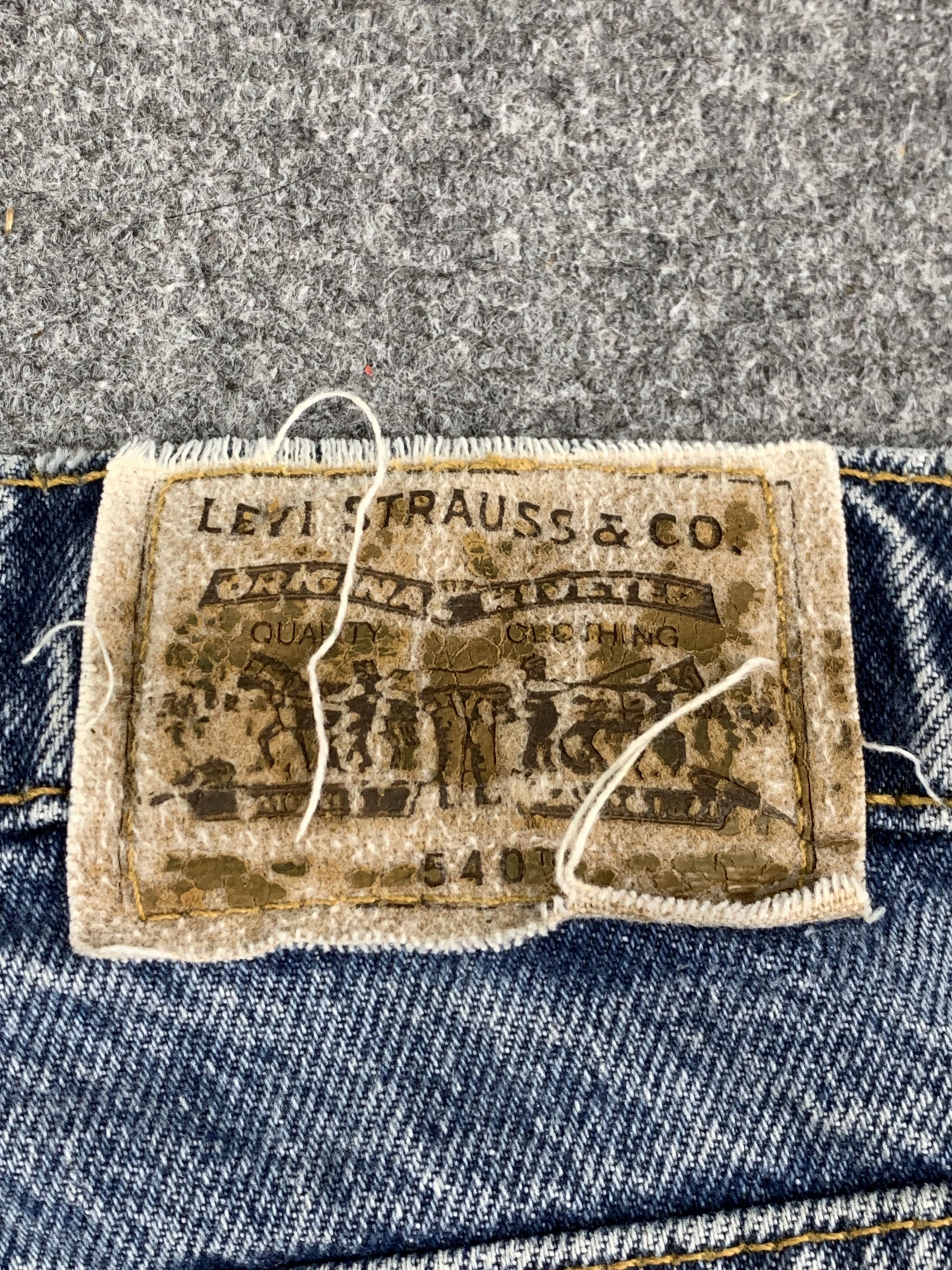 Levi's Vintage 90s Levis 540 Orange Tab Light Wash Jeans DP1877 Size US 38 / EU 54 - 4 Thumbnail
