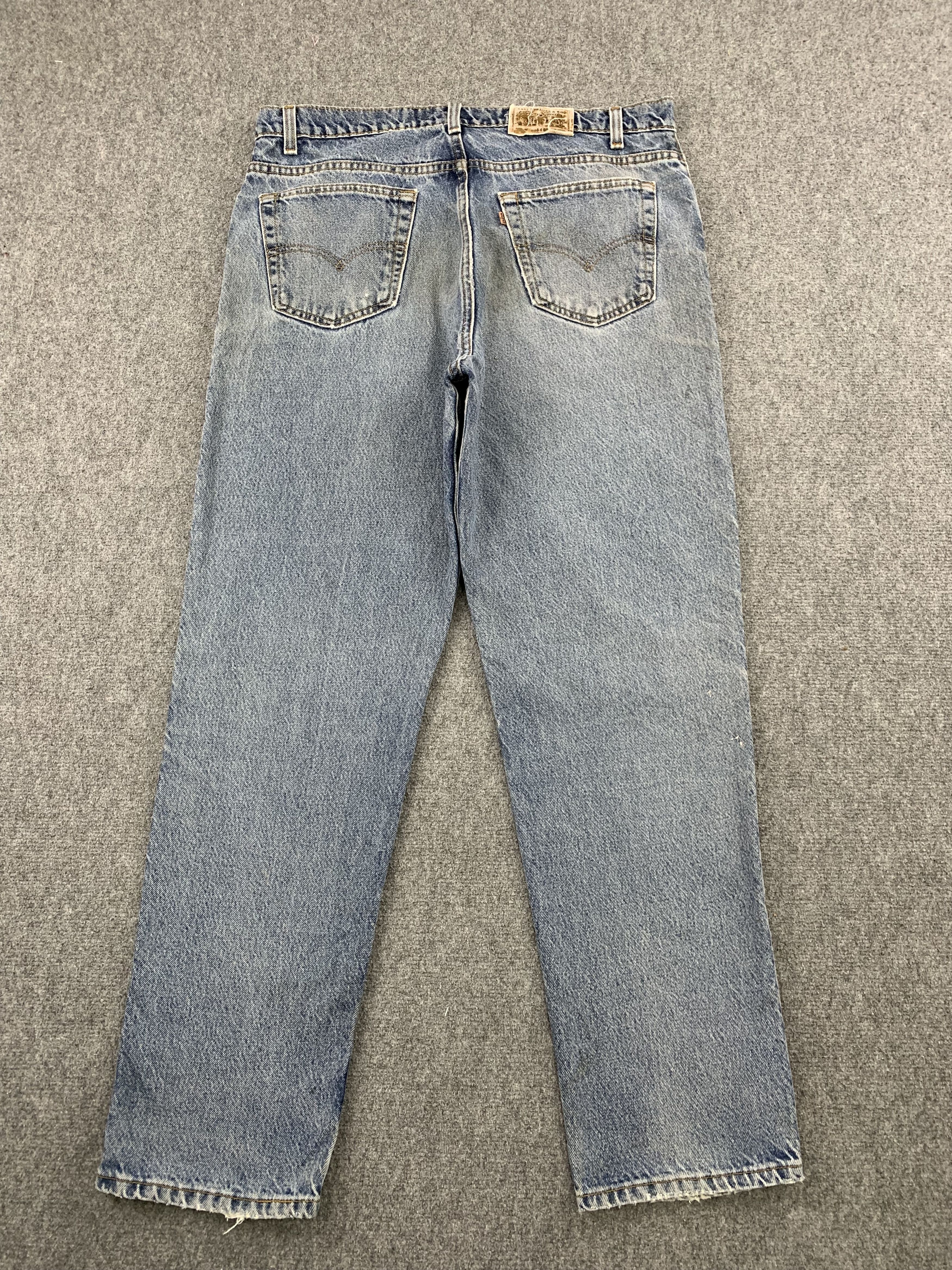 Levi's Vintage 90s Levis 540 Orange Tab Light Wash Jeans DP1877 Size US 38 / EU 54 - 2 Thumbnail