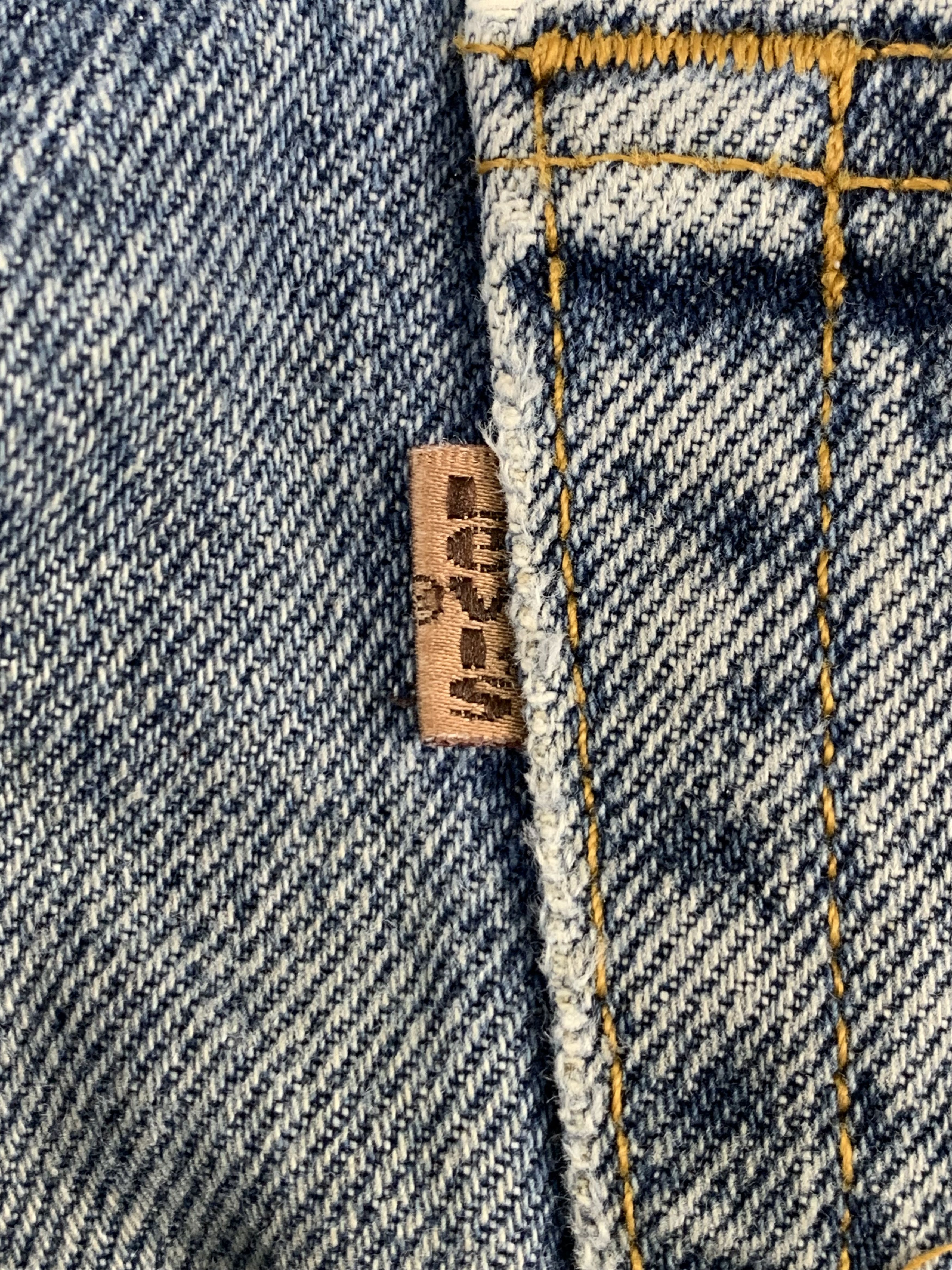 Levi's Vintage 90s Levis 540 Orange Tab Light Wash Jeans DP1877 Size US 38 / EU 54 - 5 Thumbnail