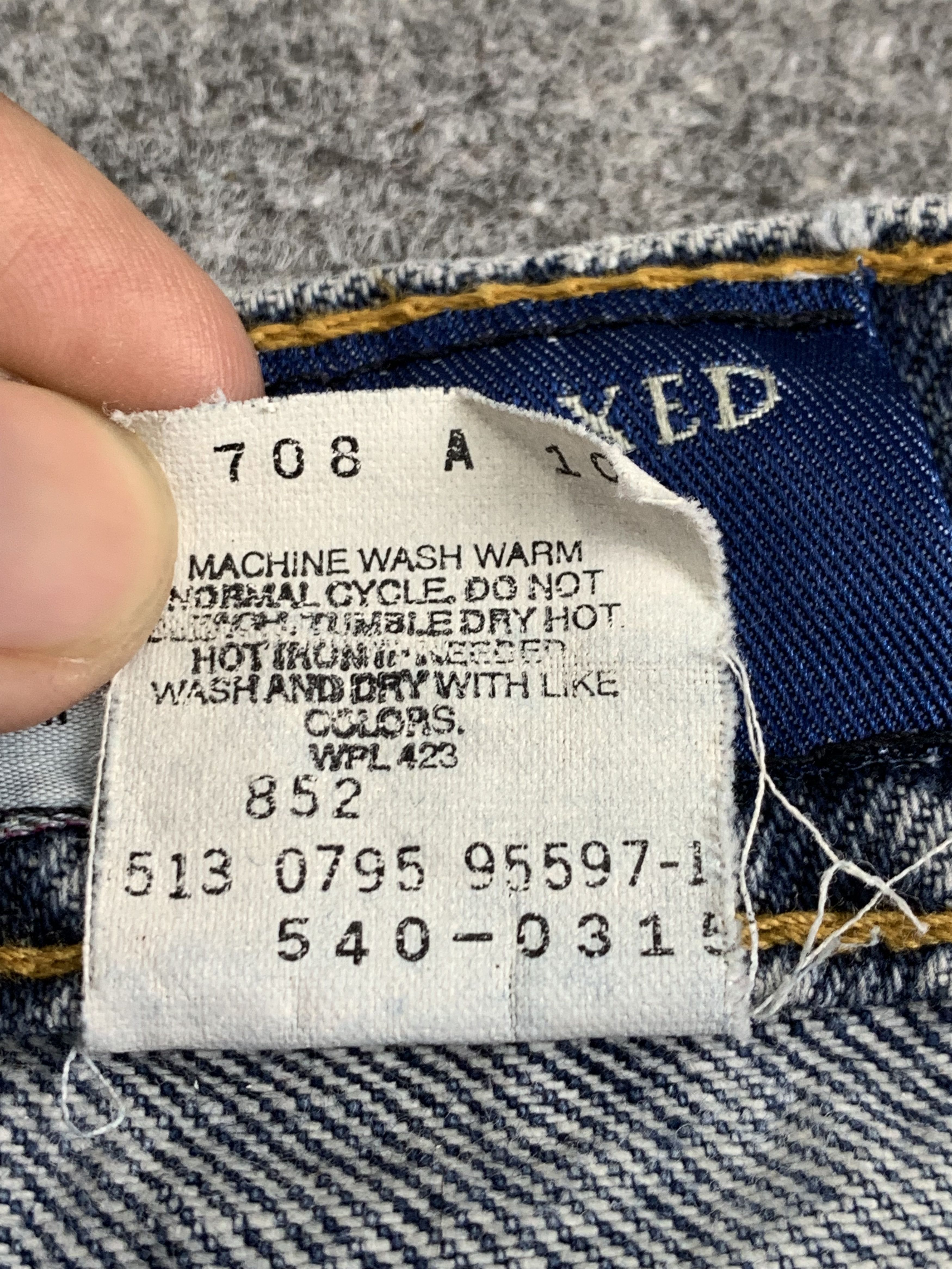 Levi's Vintage 90s Levis 540 Orange Tab Light Wash Jeans DP1877 Size US 38 / EU 54 - 7 Thumbnail