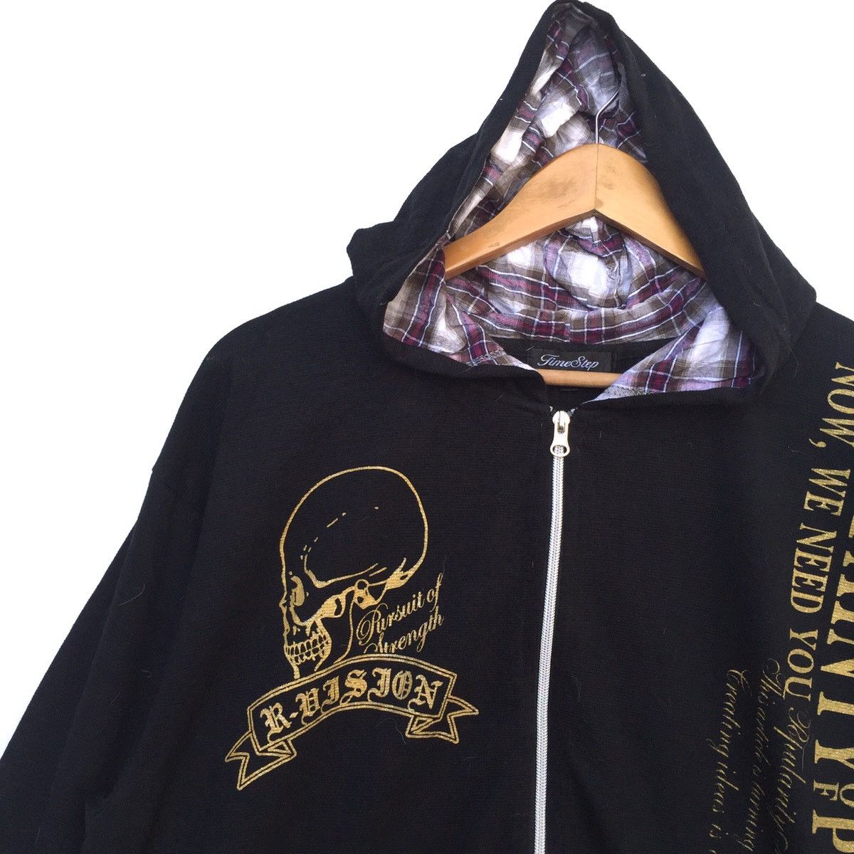 Vintage Vintage 90s R-Vision Belief & Effort Big Logo Hoodie Jacket Size US L / EU 52-54 / 3 - 5 Thumbnail