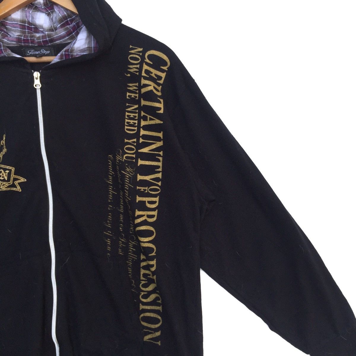 Vintage Vintage 90s R-Vision Belief & Effort Big Logo Hoodie Jacket Size US L / EU 52-54 / 3 - 4 Thumbnail