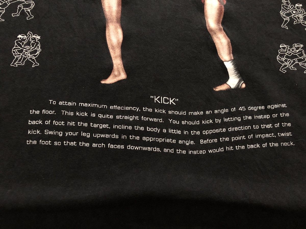 Vintage VINTAGE MUAY THAI KICK BOXER T SHIRT THAILAND Size US XL / EU 56 / 4 - 3 Thumbnail