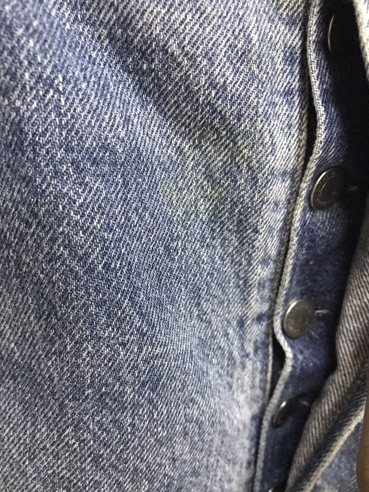 Levi's Vintage 80s Levis 501 homeless distressted cut denim Size US 39 - 10 Thumbnail