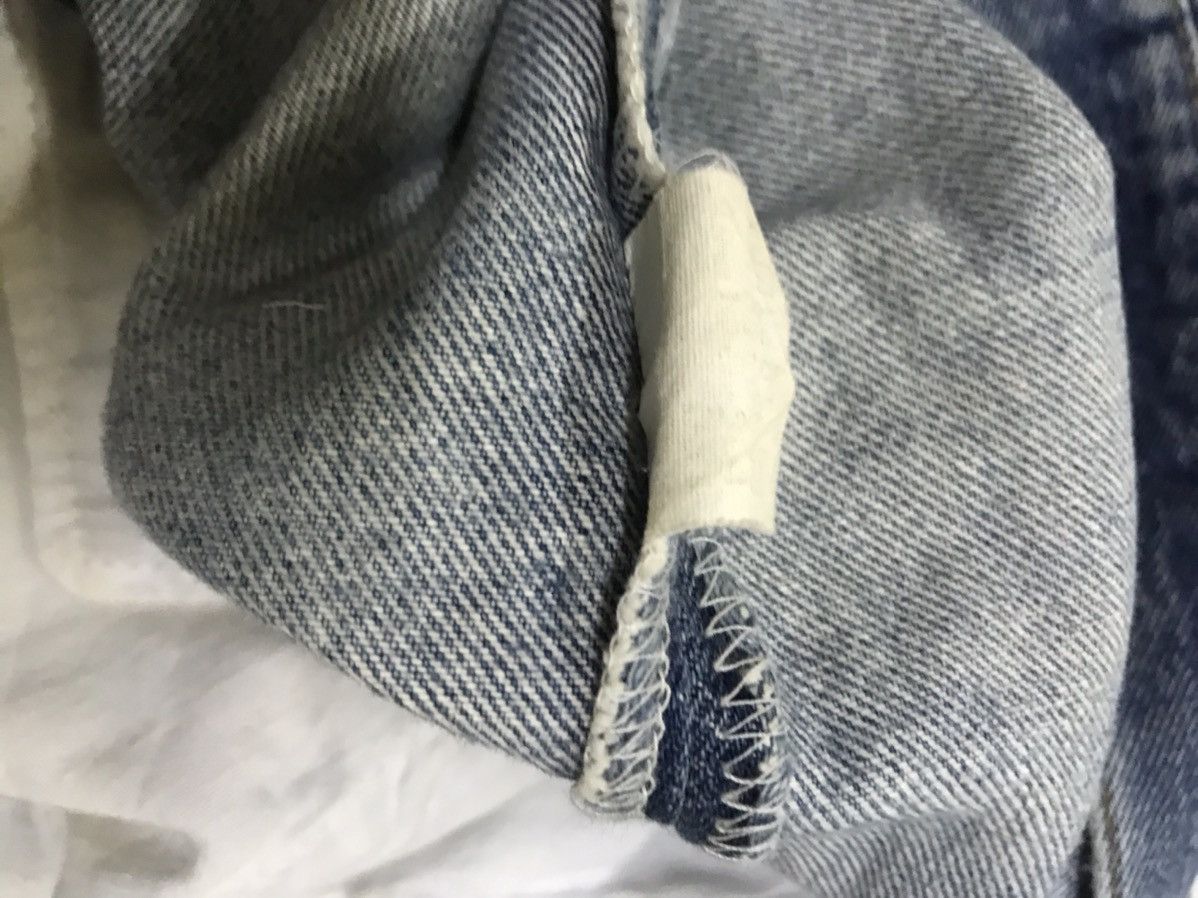 Levi's Vintage 80s Levis 501 homeless distressted cut denim Size US 39 - 12 Thumbnail
