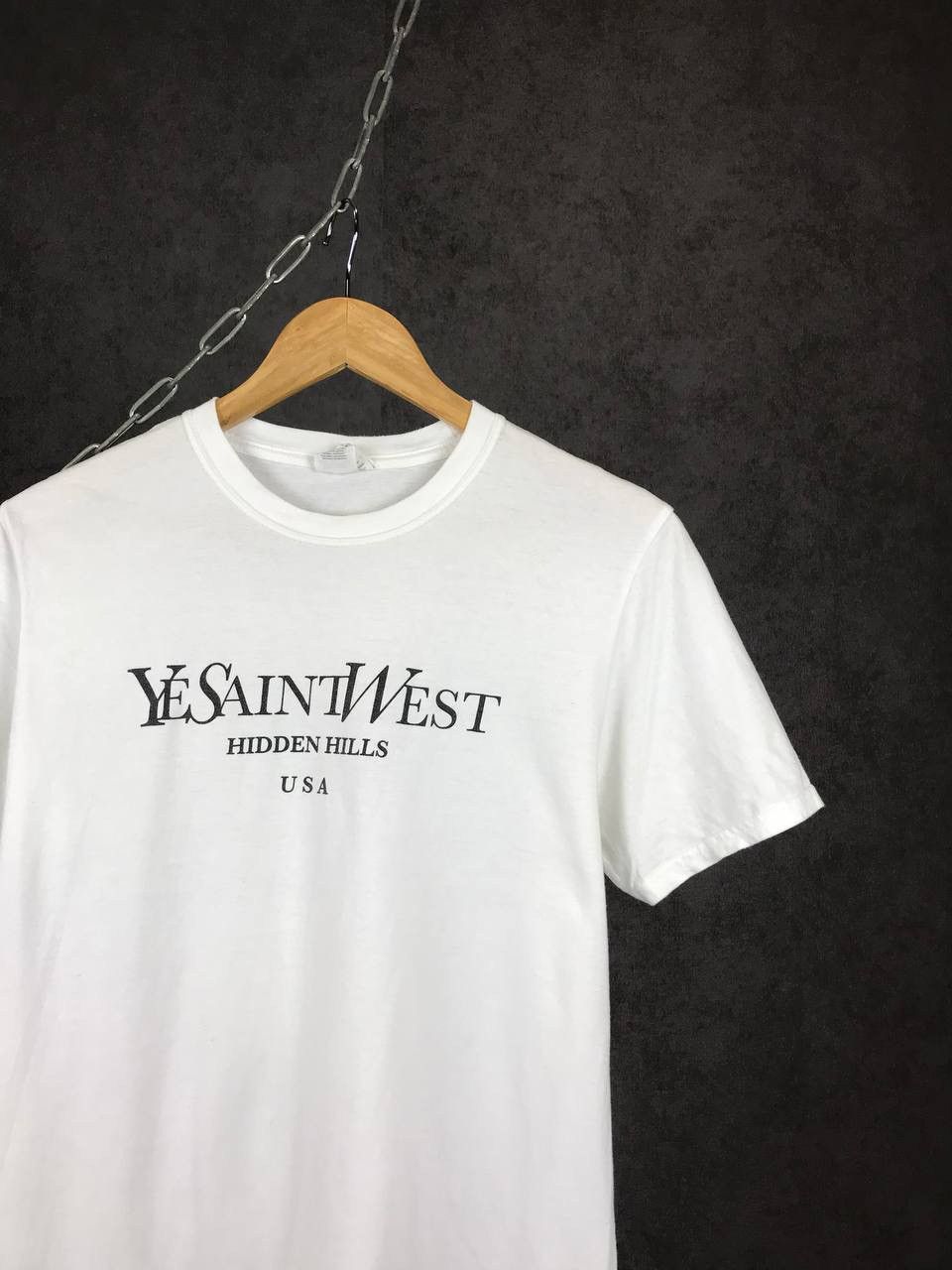 Gildan YeSaintWest Kanye West tour streetwear tee Size US M / EU 48-50 / 2 - 2 Thumbnail