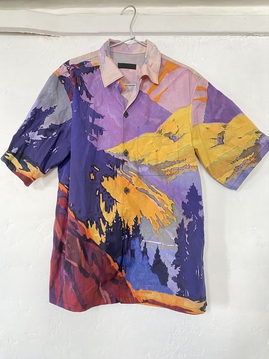 Prada shop landscape shirt