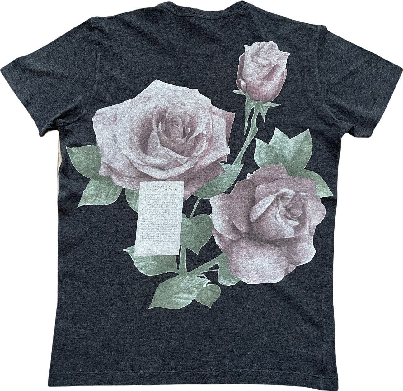 Dolce & Gabbana Dolce & Gabbana Classic Rose print t-shirt Size US M / EU 48-50 / 2 - 3 Thumbnail