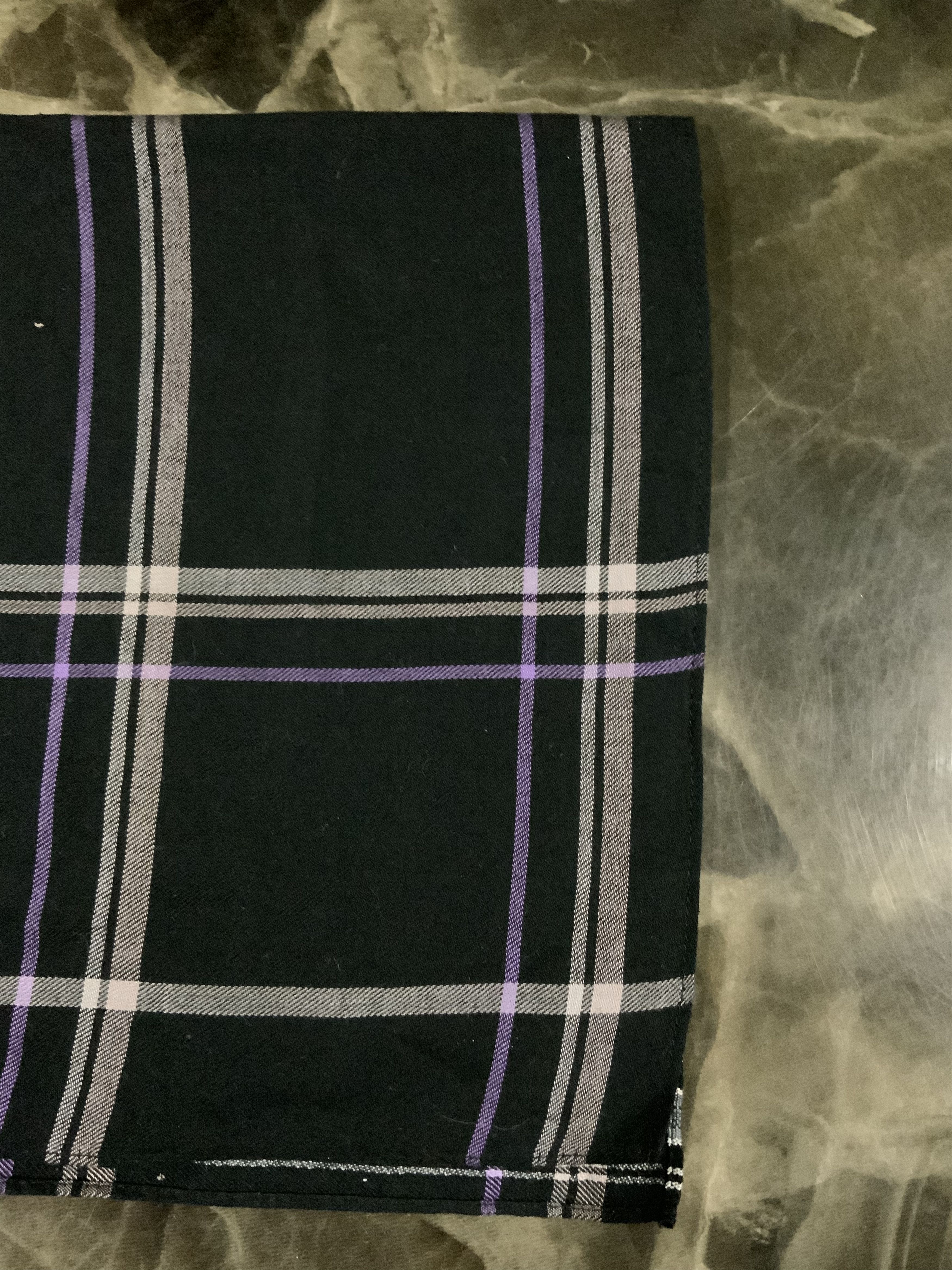 Japanese Brand Hiromichi Nakano Striped design Handkerchief/Pocketsquare🔥 Size ONE SIZE - 4 Thumbnail