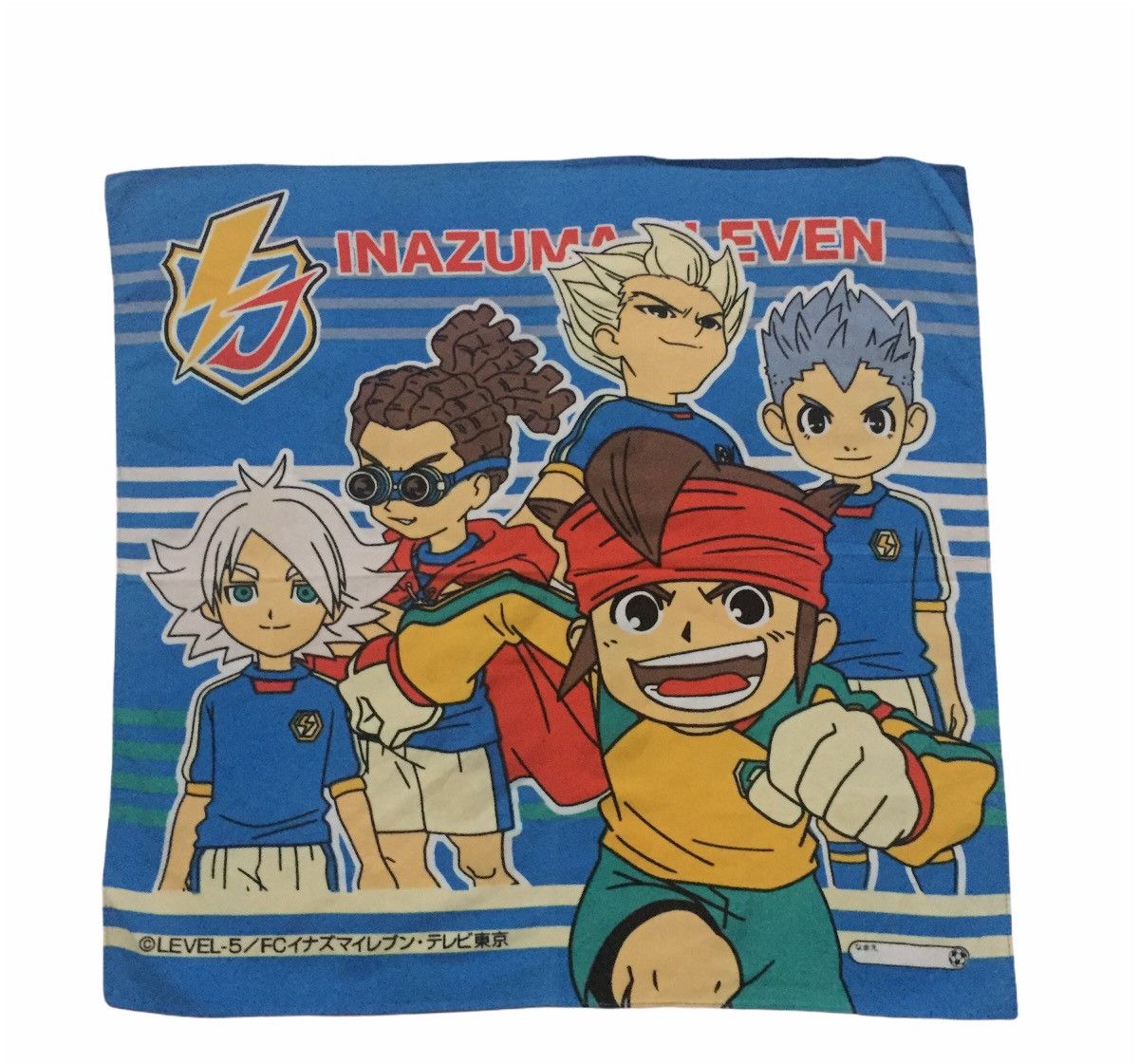 Japanese Brand Inazuma Eleven Rare Cartoon Japan Handkerchief Bandana Size ONE SIZE - 1 Thumbnail