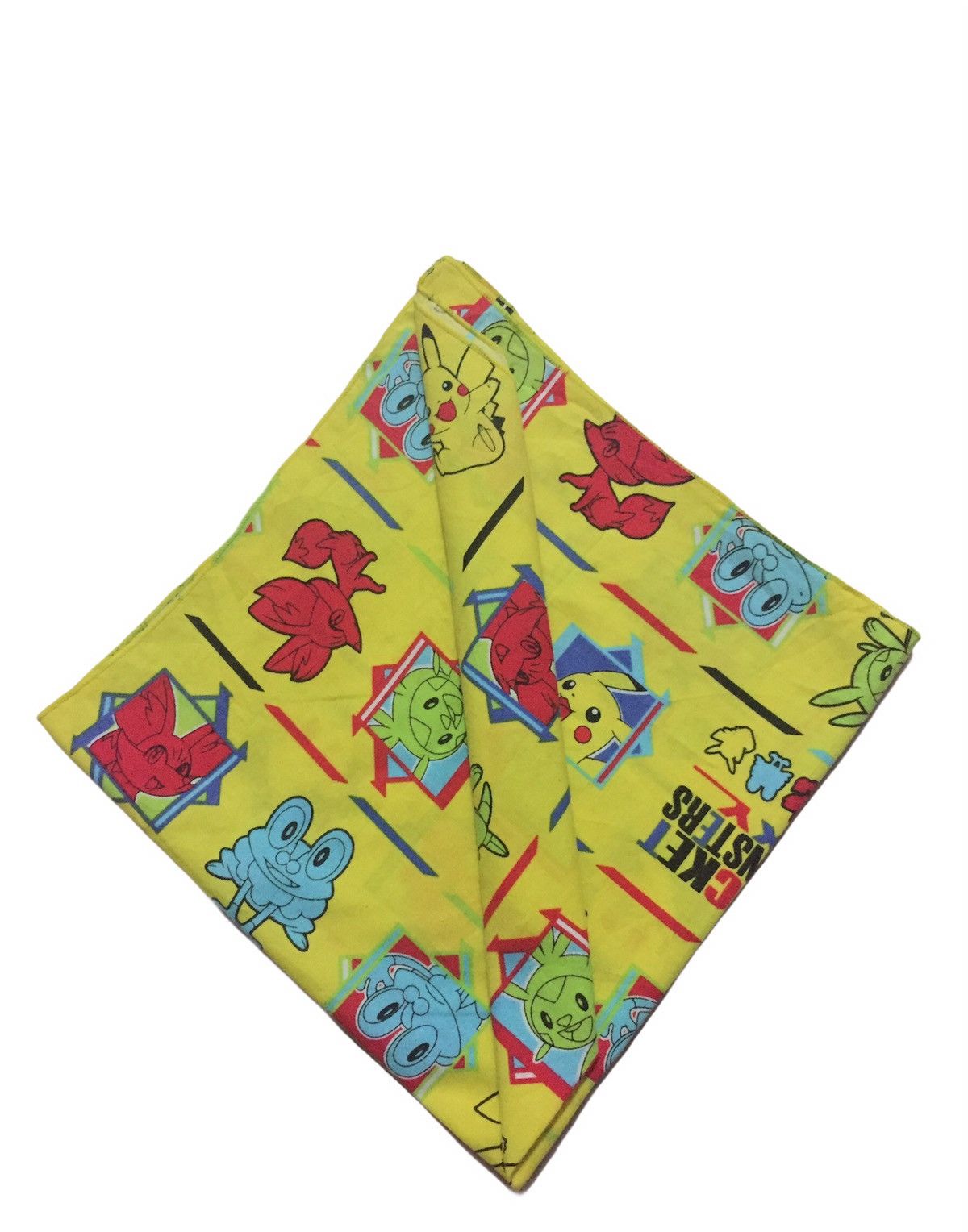 Cartoon Network Pocket Monster Pokémon Monogram pocket square handkerchief Size ONE SIZE - 2 Thumbnail
