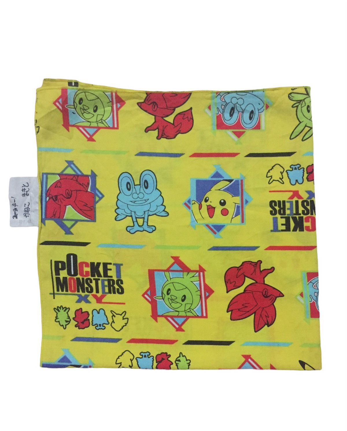 Cartoon Network Pocket Monster Pokémon Monogram pocket square handkerchief Size ONE SIZE - 4 Thumbnail
