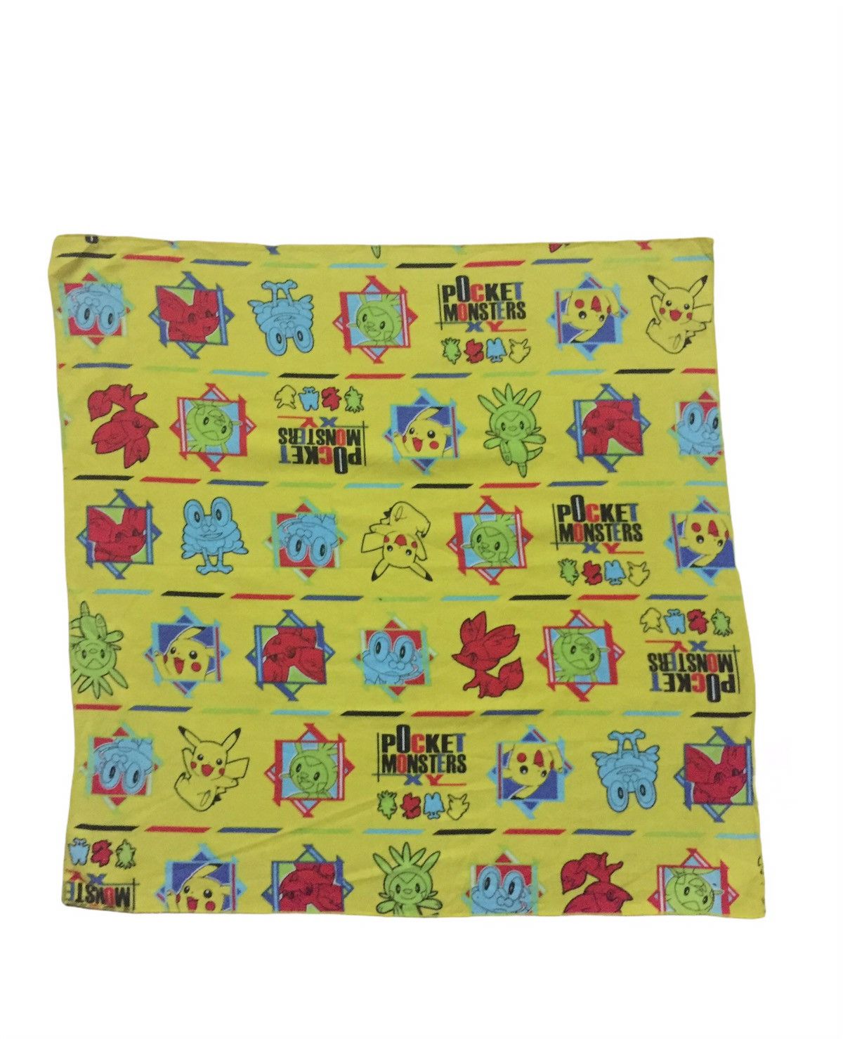 Cartoon Network Pocket Monster Pokémon Monogram pocket square handkerchief Size ONE SIZE - 3 Thumbnail
