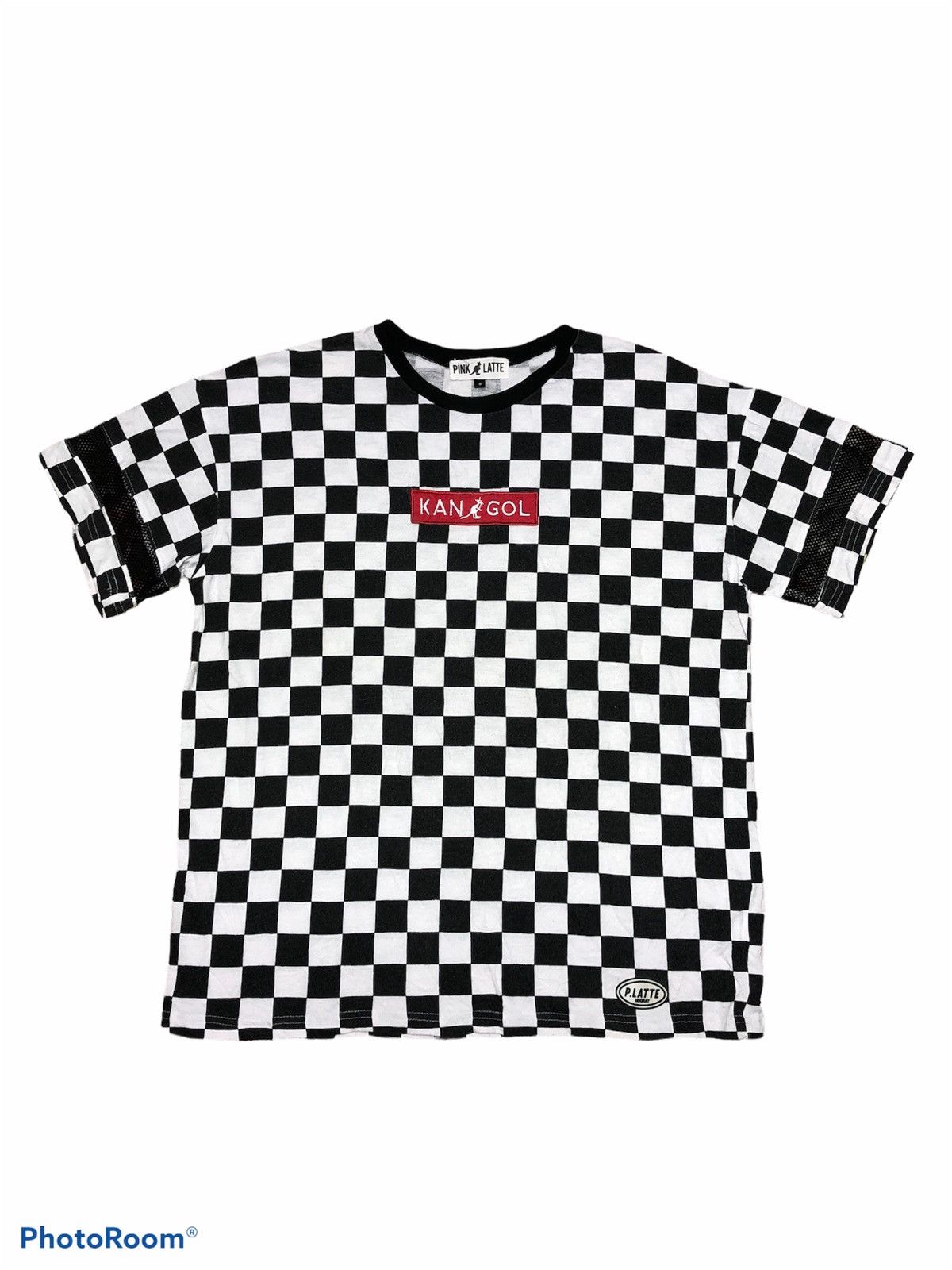 KANGOL CHECKERED BOX LOGO TS