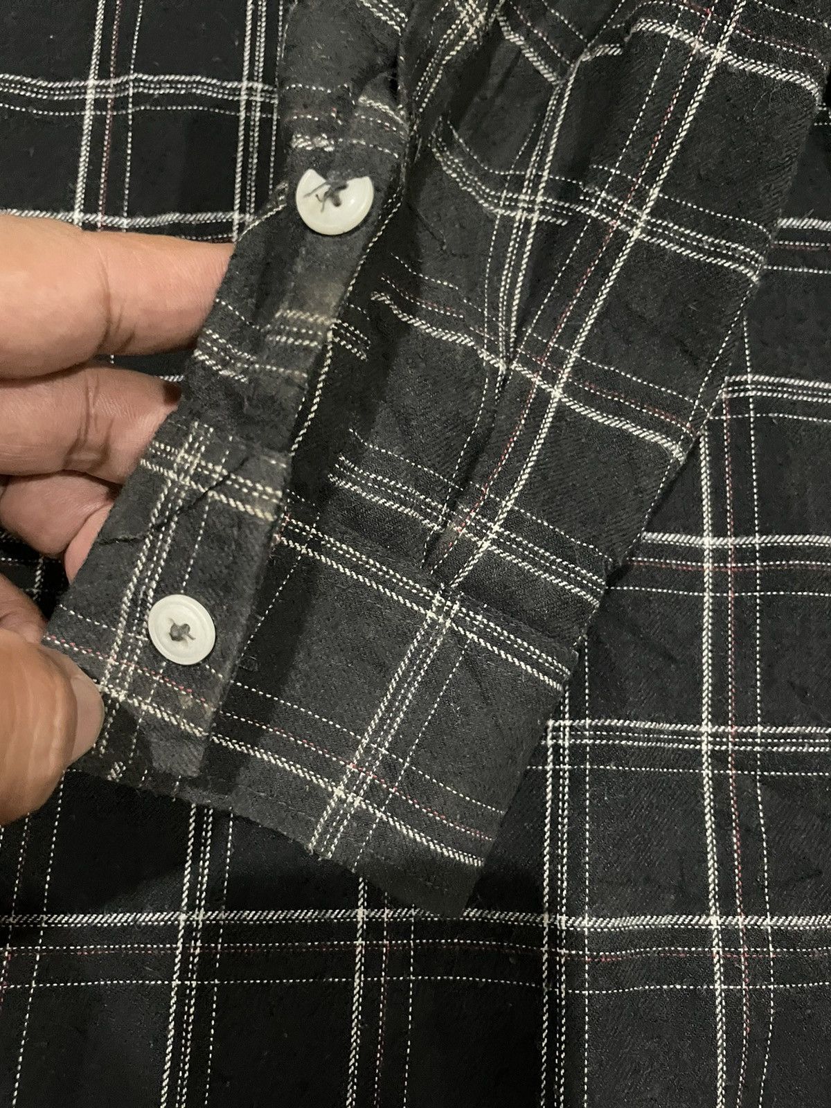 Flannel Vintage McCoy Gill Technical Apparel Distressed Boxy Flannel Size US L / EU 52-54 / 3 - 13 Thumbnail