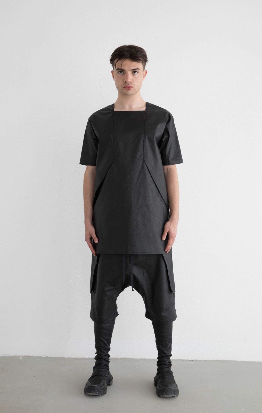 Other Lunar Laboratories Drop Crotch Coated Denim pants size M Size US 36 / EU 52 - 3 Thumbnail
