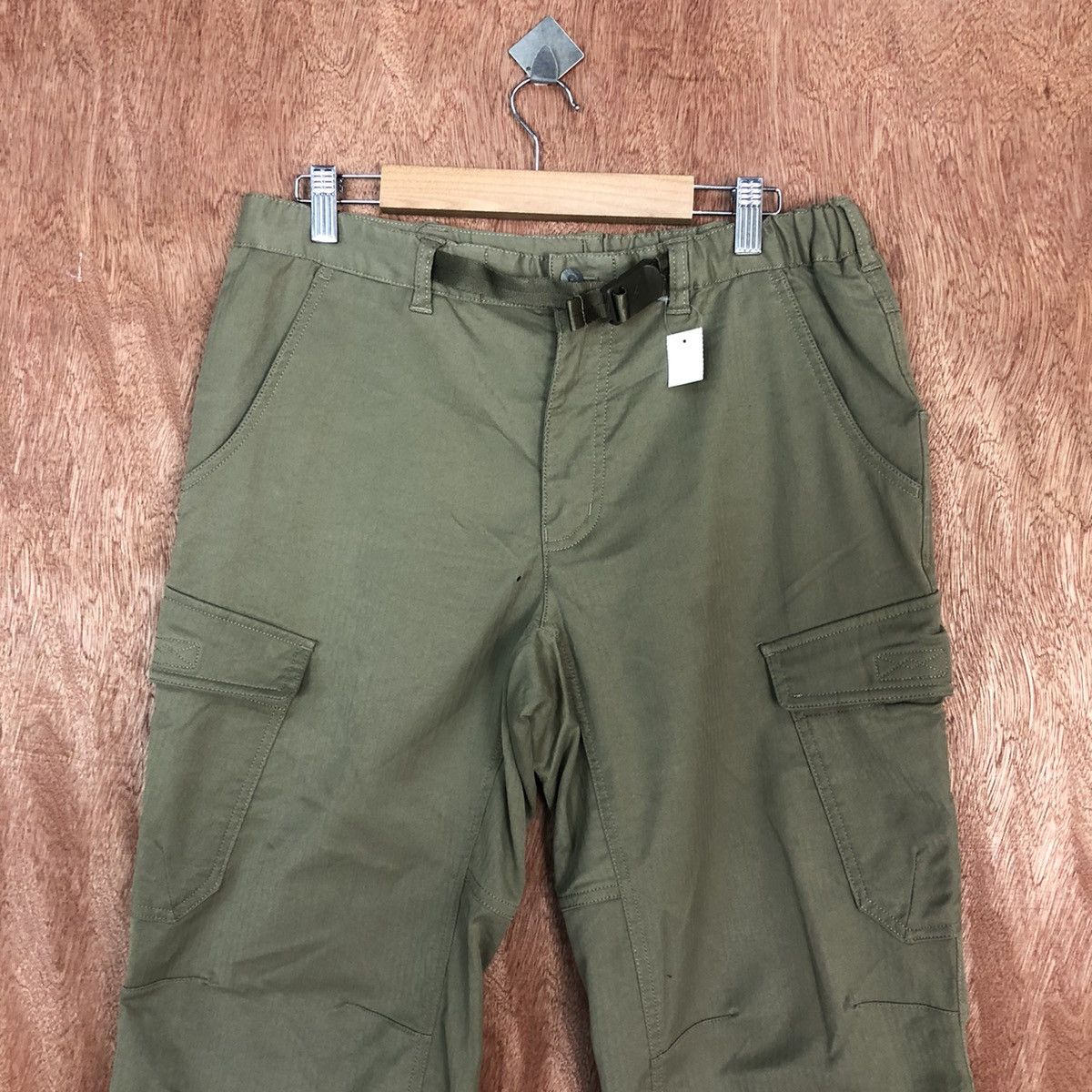 Japanese Brand DL Pheonix Green Multipocket Cargo Pants #2100 Size US 30 / EU 46 - 2 Thumbnail